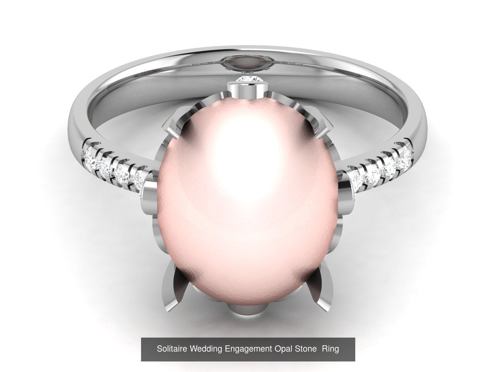 82 Women Opal Stone Rings Collection _72