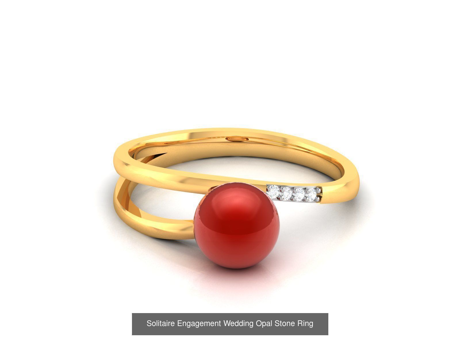 82 Women Opal Stone Rings Collection _82