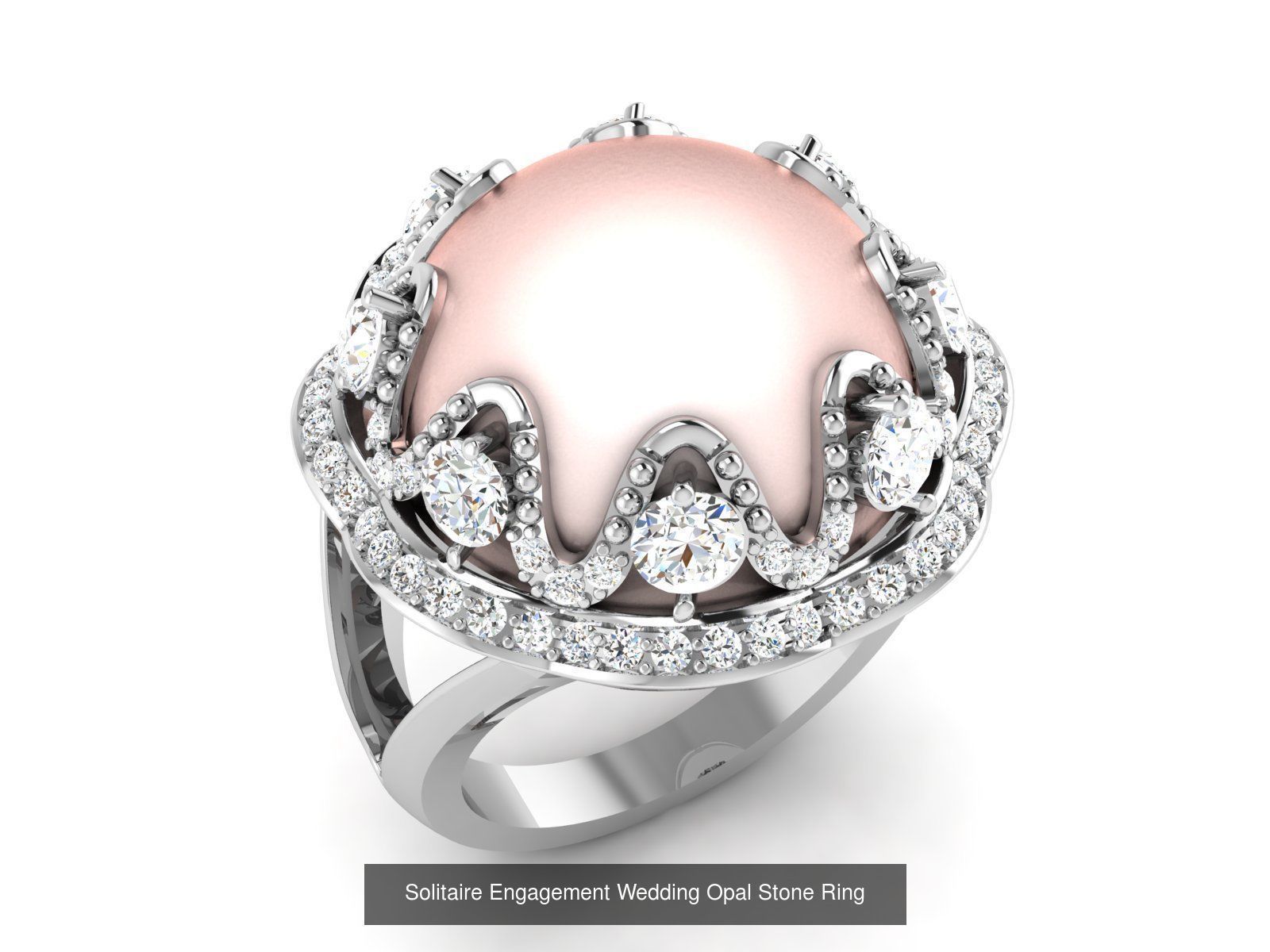 82 Women Opal Stone Rings Collection _90