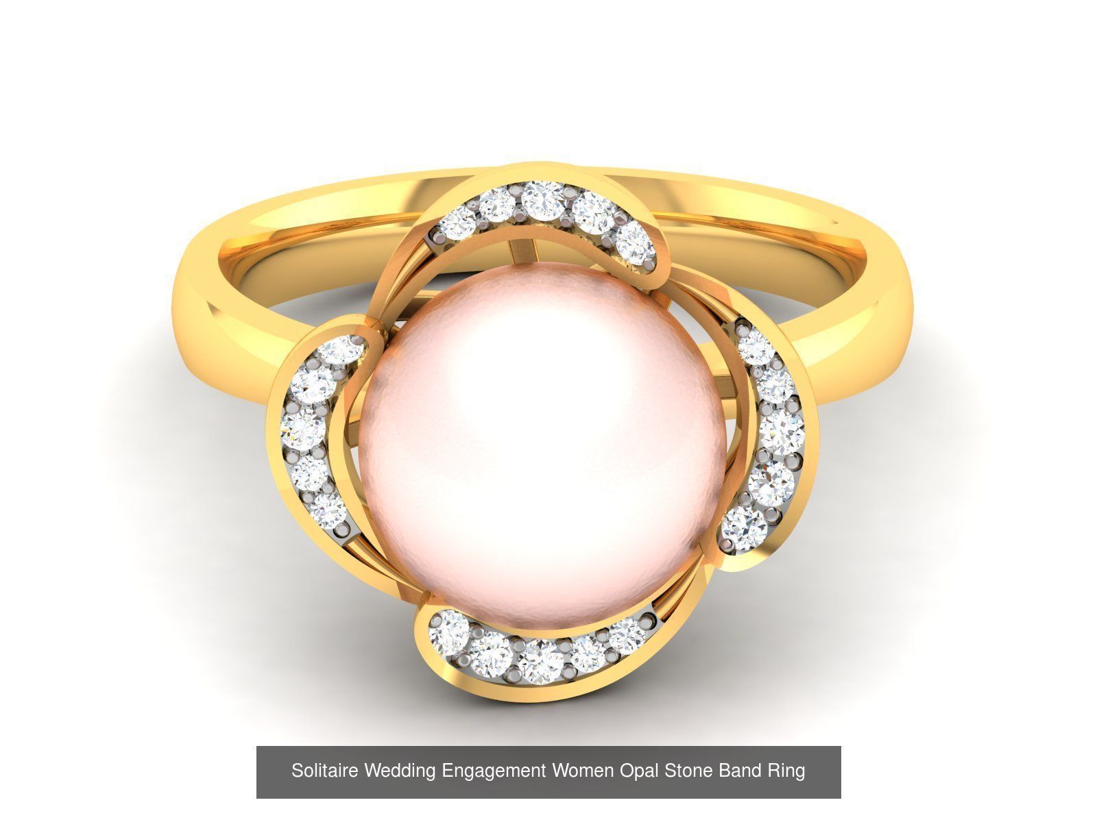 82 Women Opal Stone Rings Collection _96