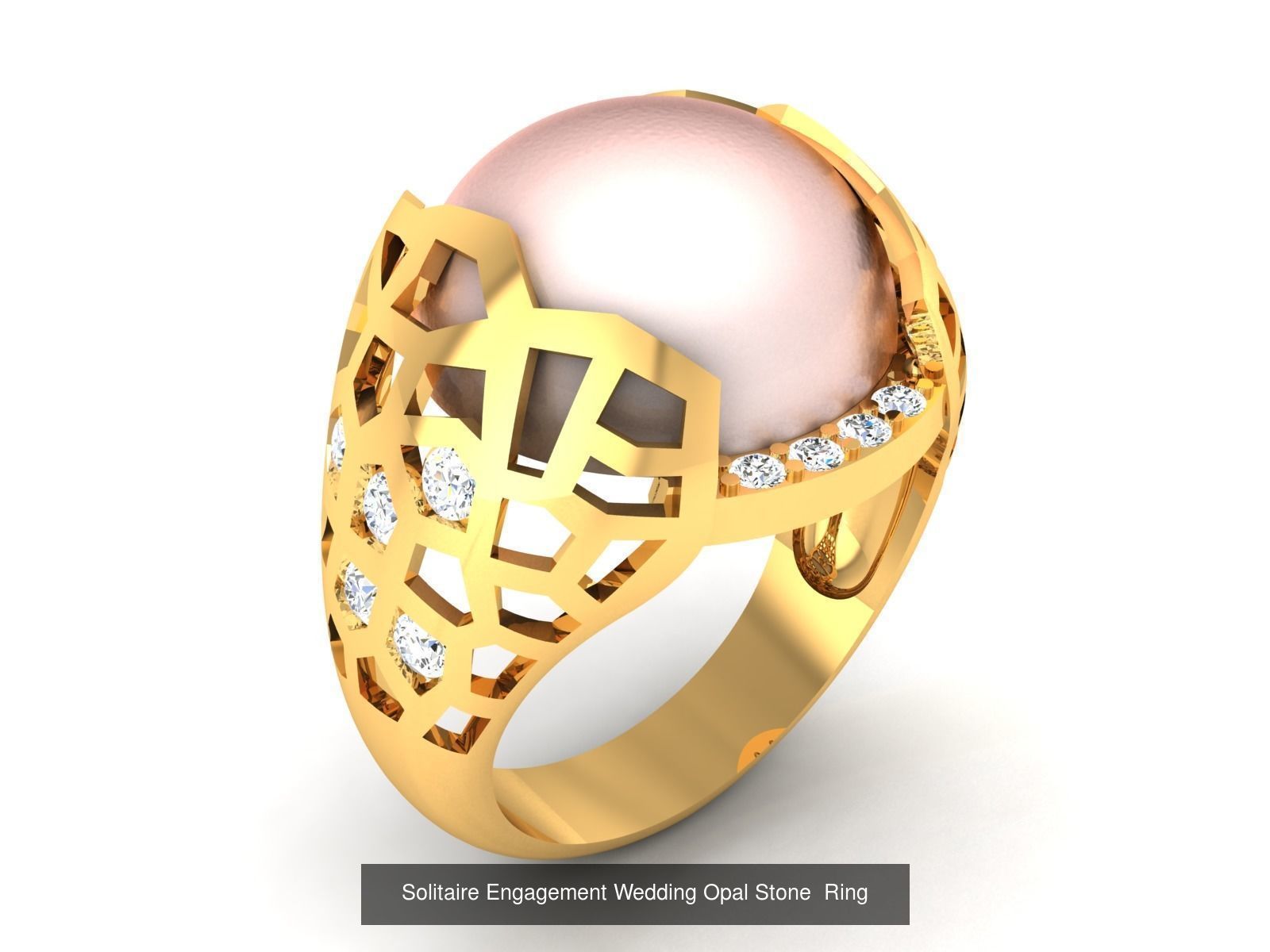 82 Women Opal Stone Rings Collection _33