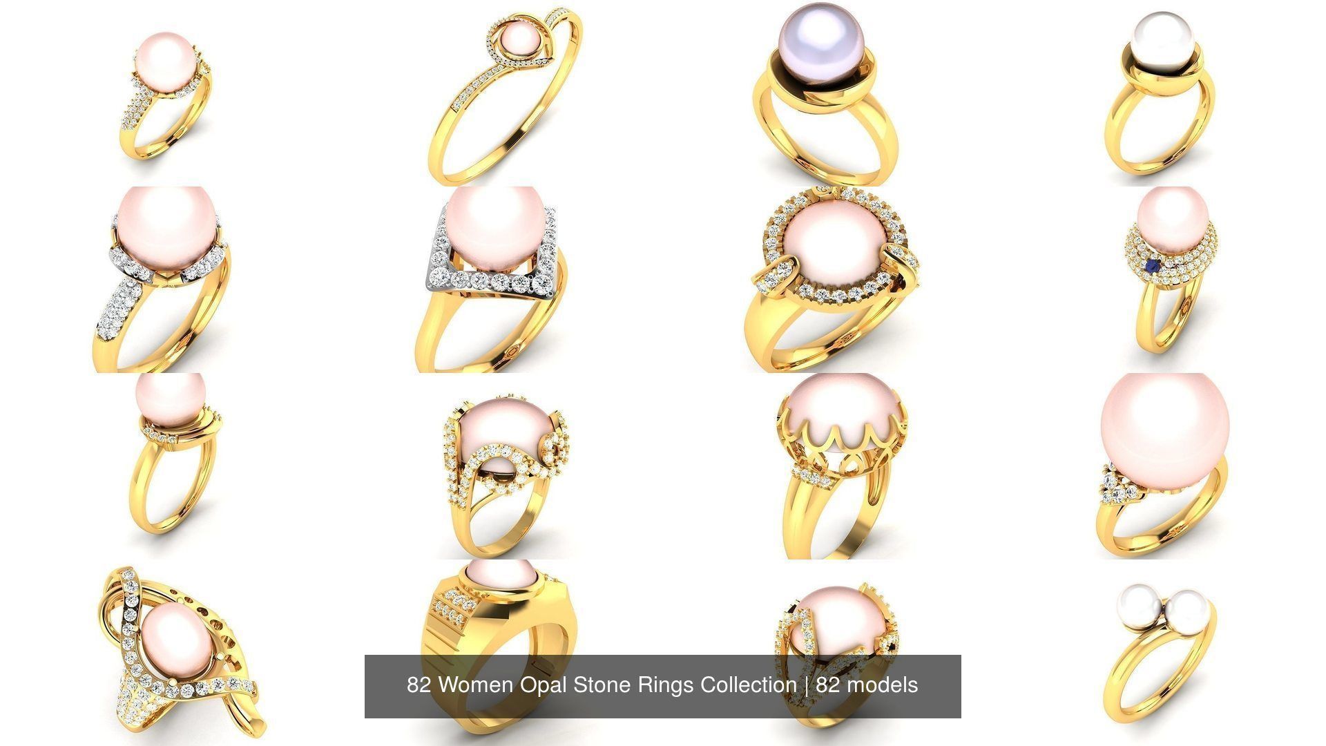 82 Women Opal Stone Rings Collection _2
