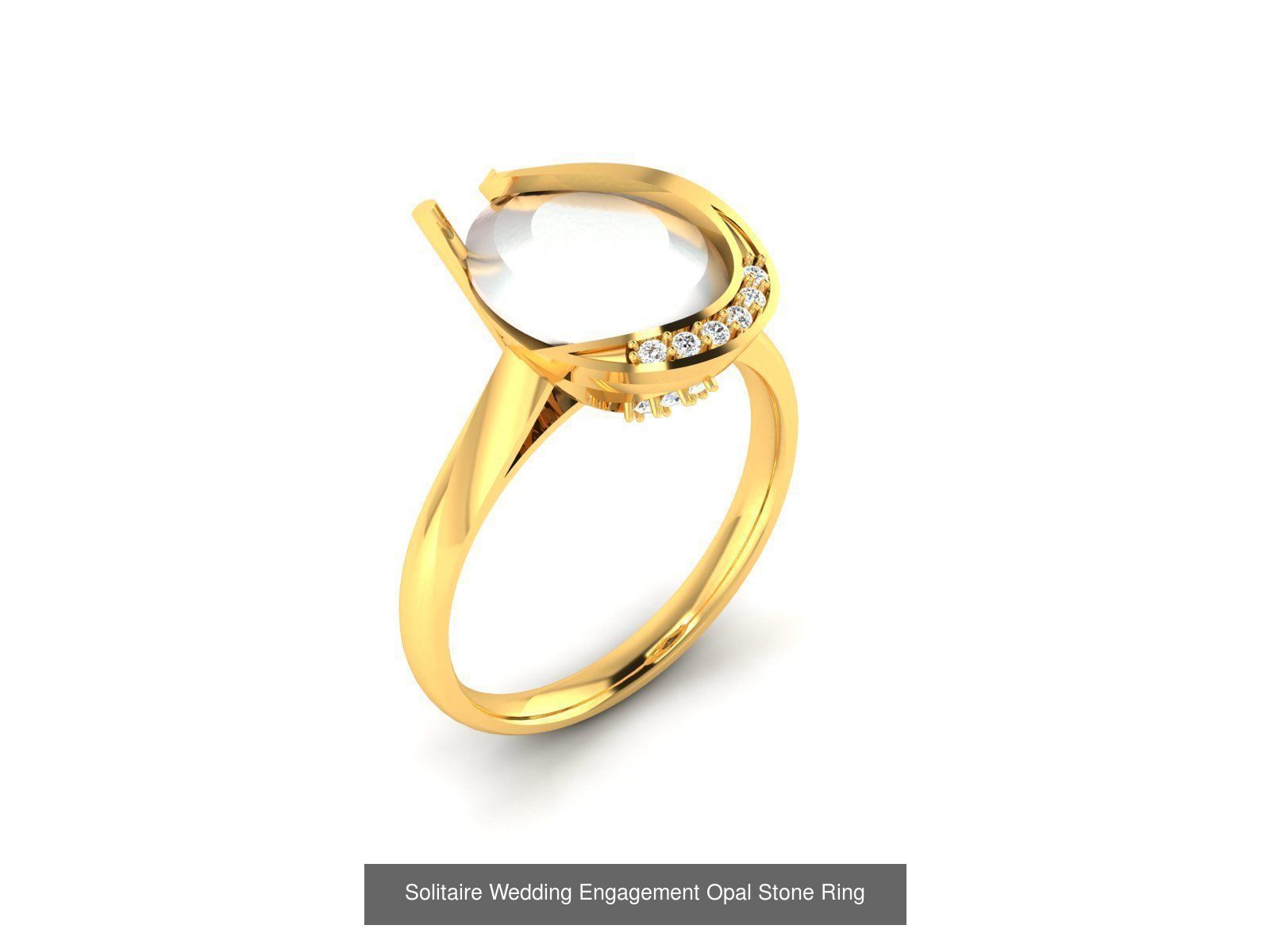 82 Women Opal Stone Rings Collection _89