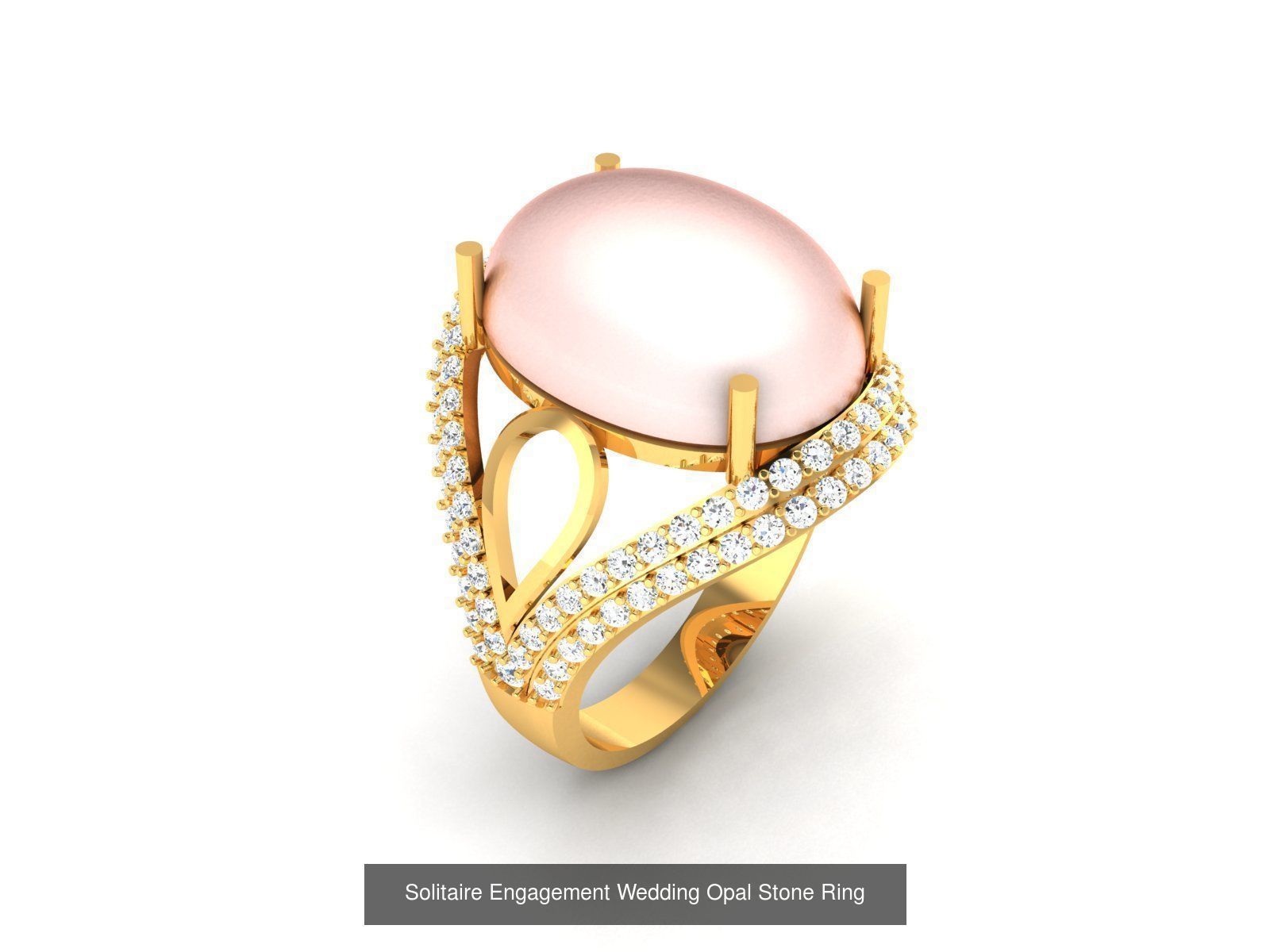 82 Women Opal Stone Rings Collection _84