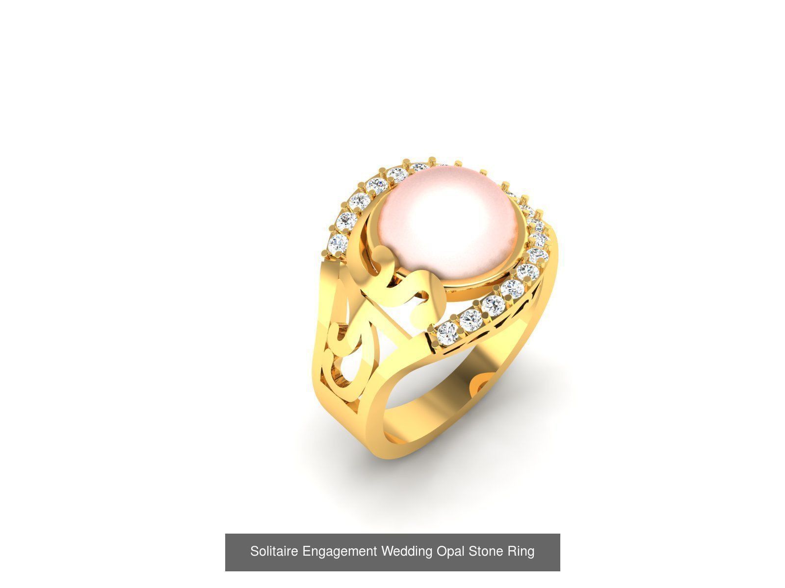 82 Women Opal Stone Rings Collection _77