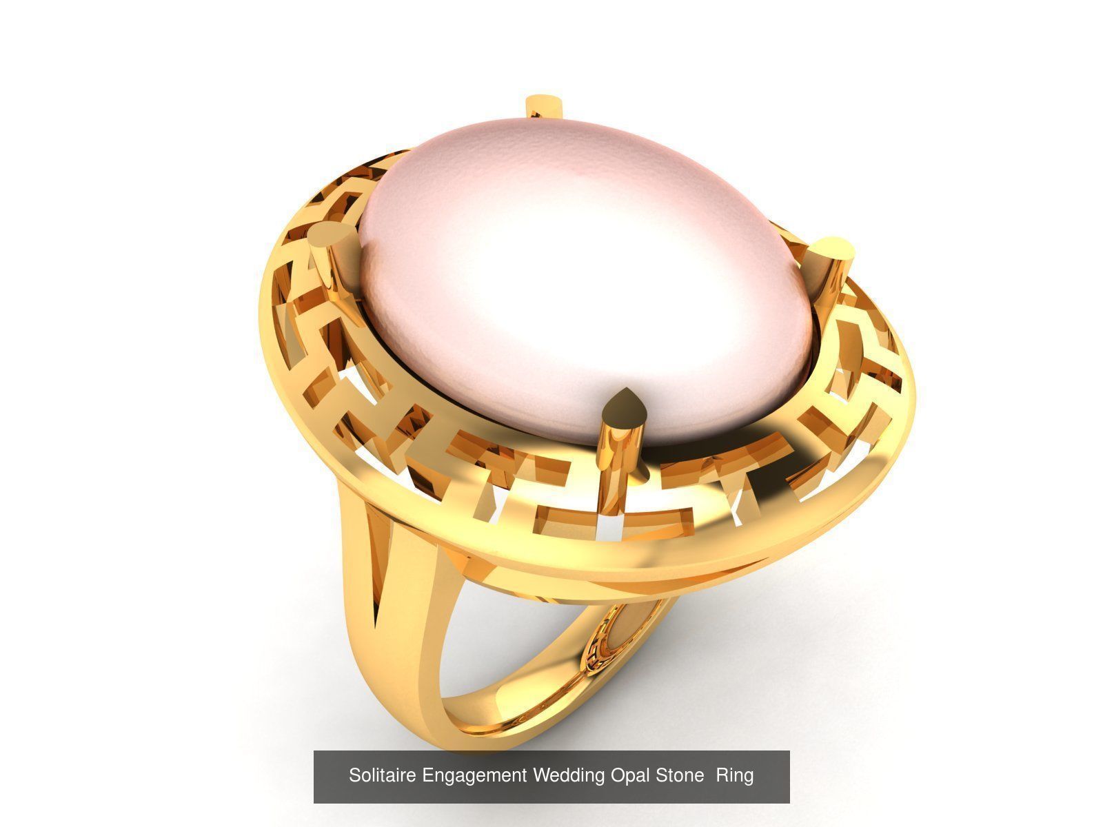 82 Women Opal Stone Rings Collection _57