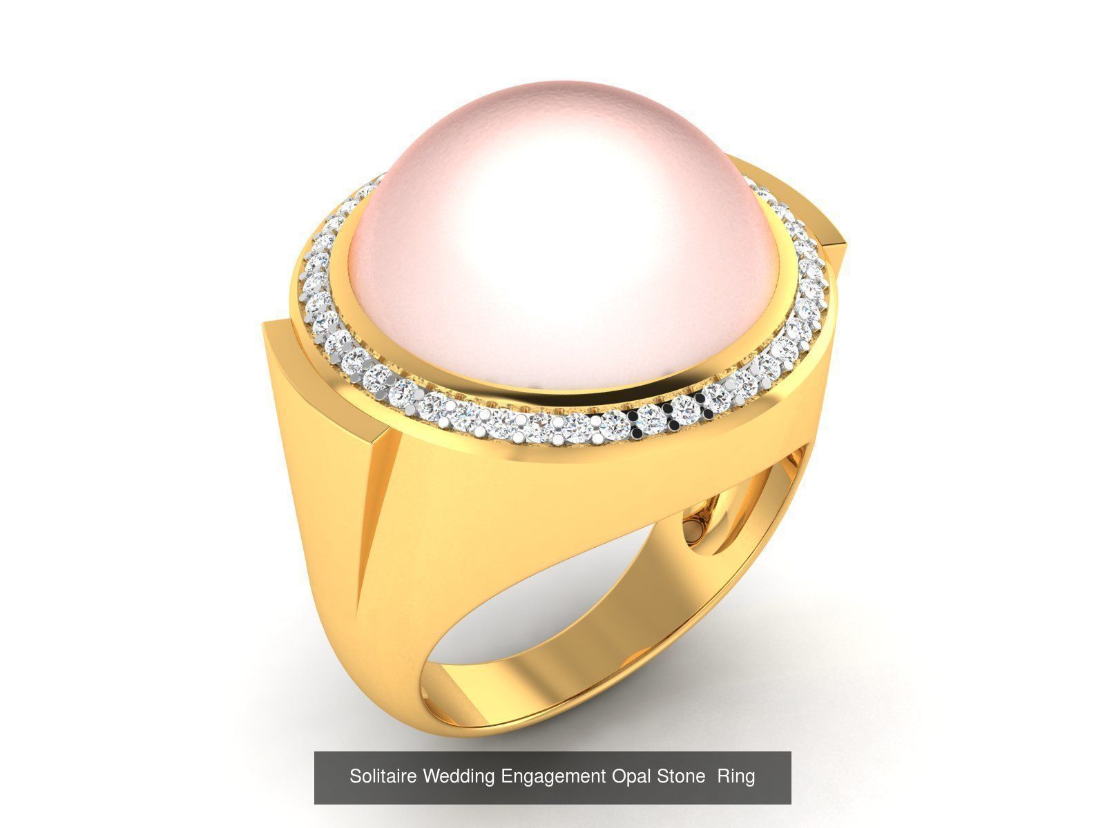 82 Women Opal Stone Rings Collection _68