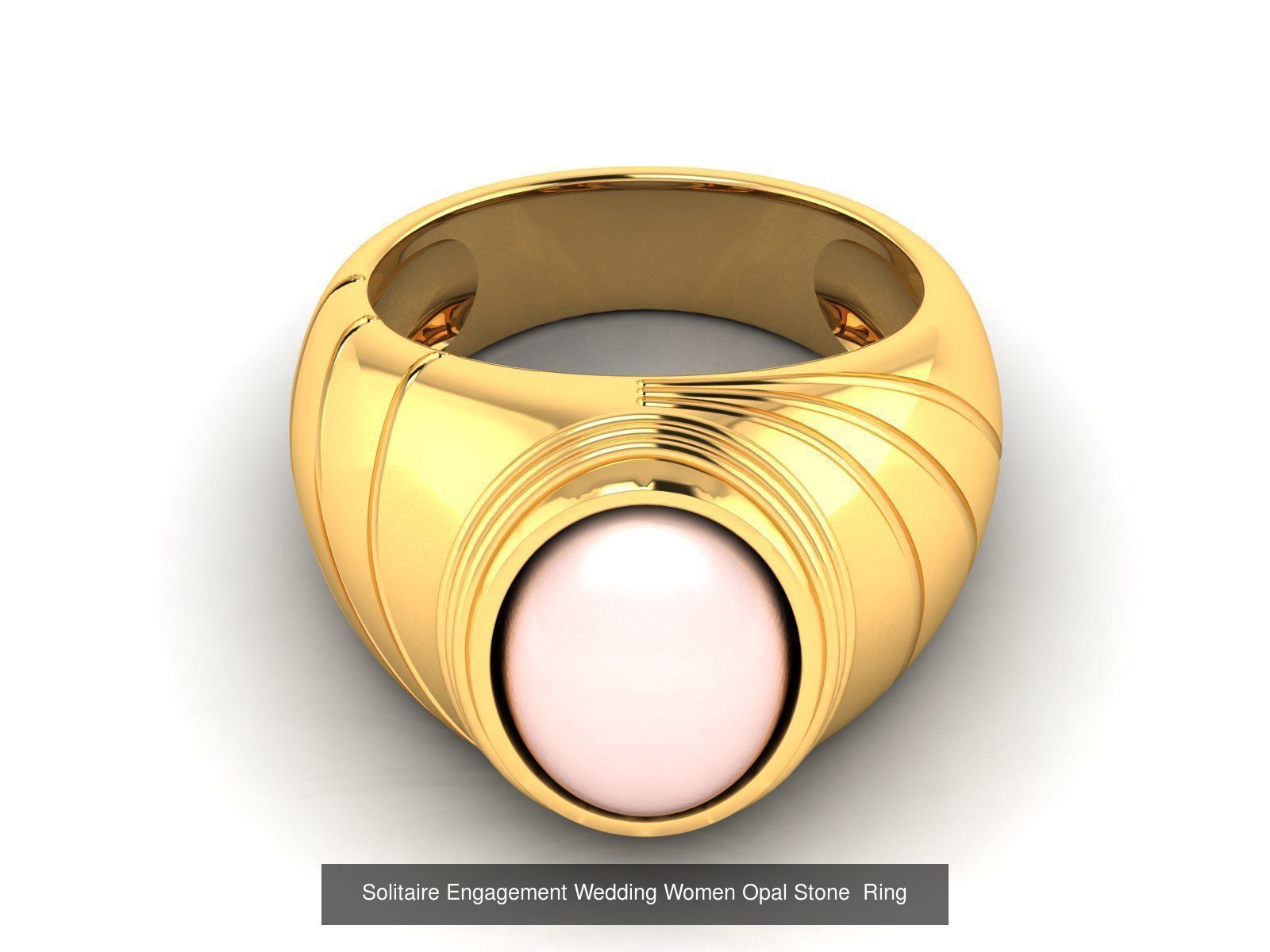 82 Women Opal Stone Rings Collection _62