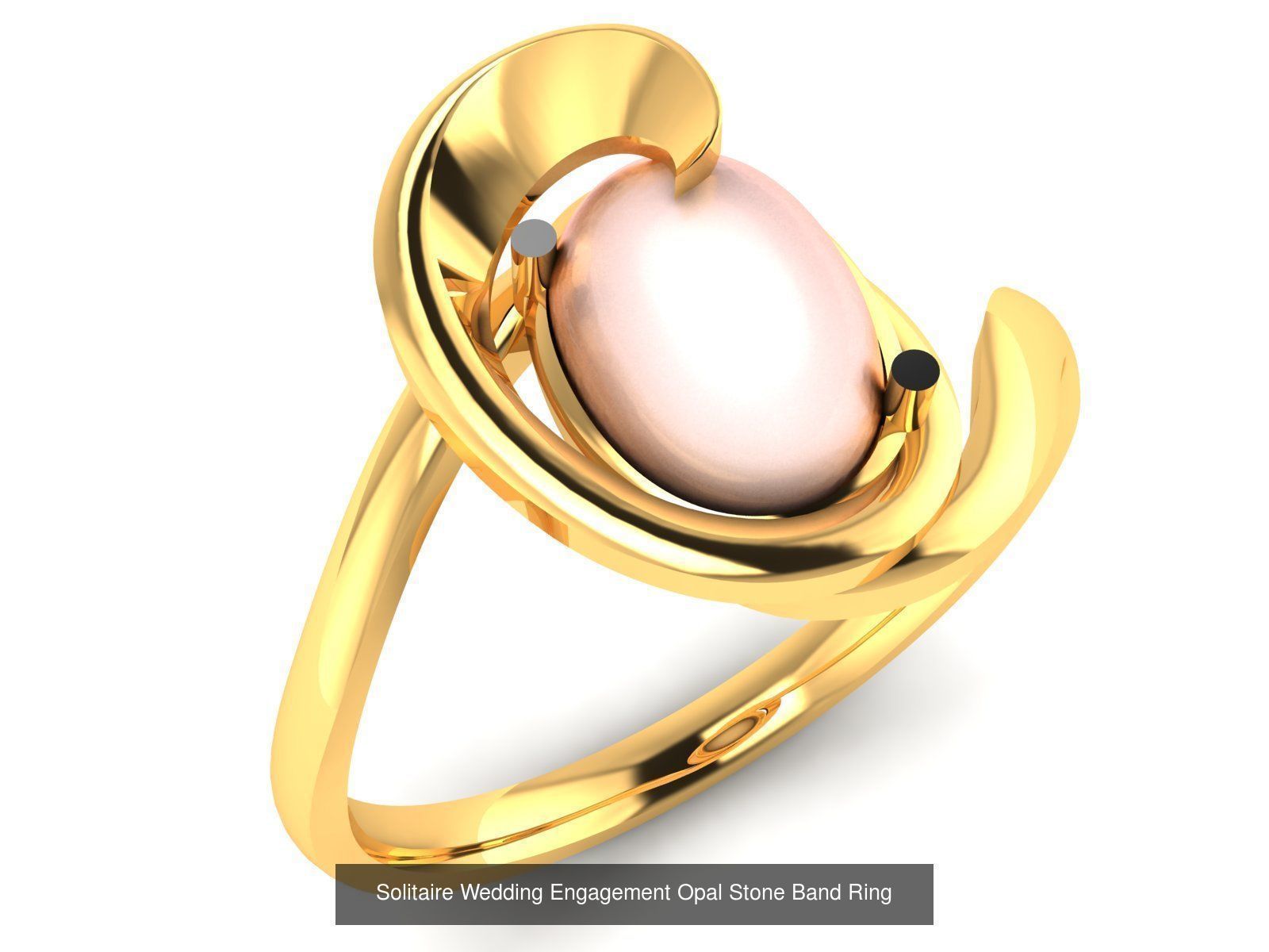 82 Women Opal Stone Rings Collection _93