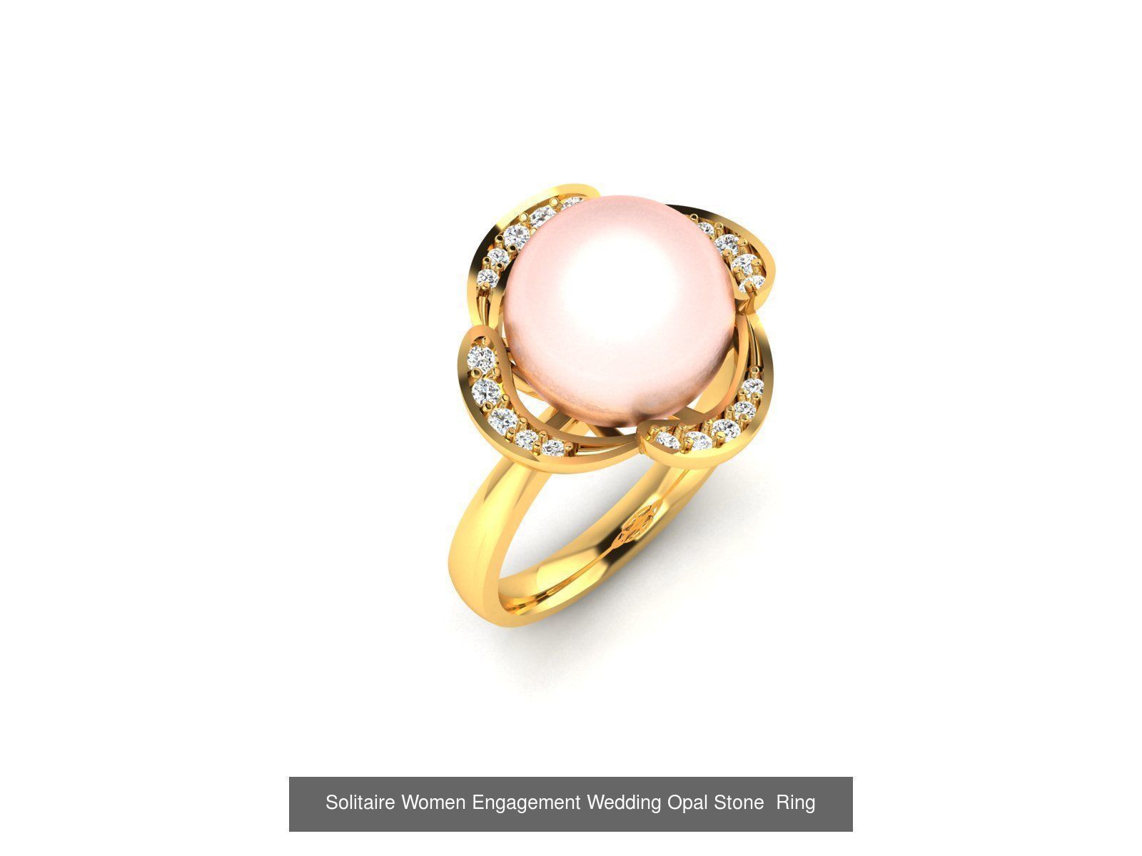 82 Women Opal Stone Rings Collection _63