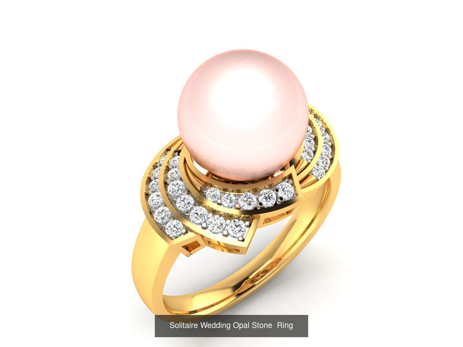 82 Women Opal Stone Rings Collection _69