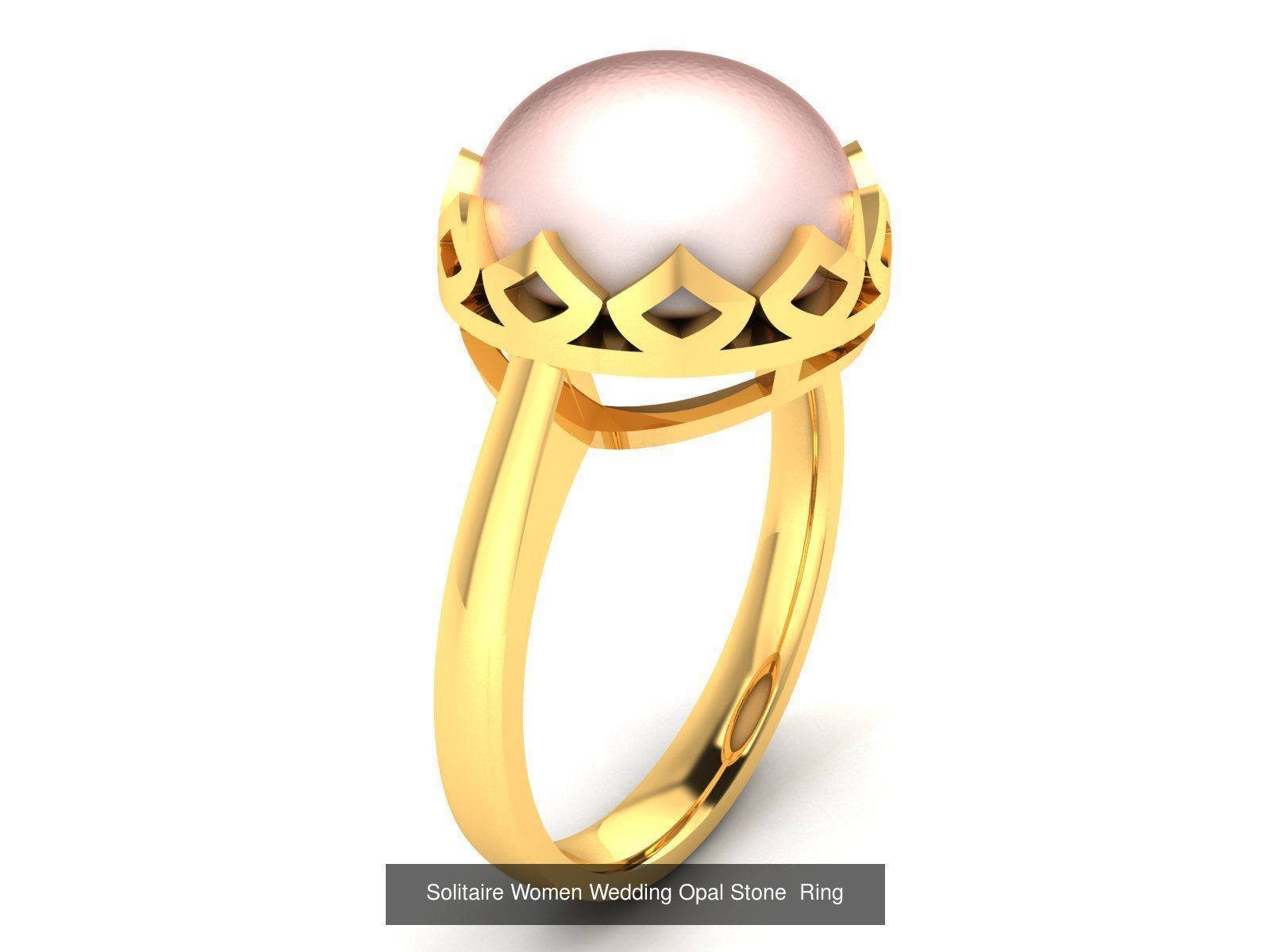 82 Women Opal Stone Rings Collection _37