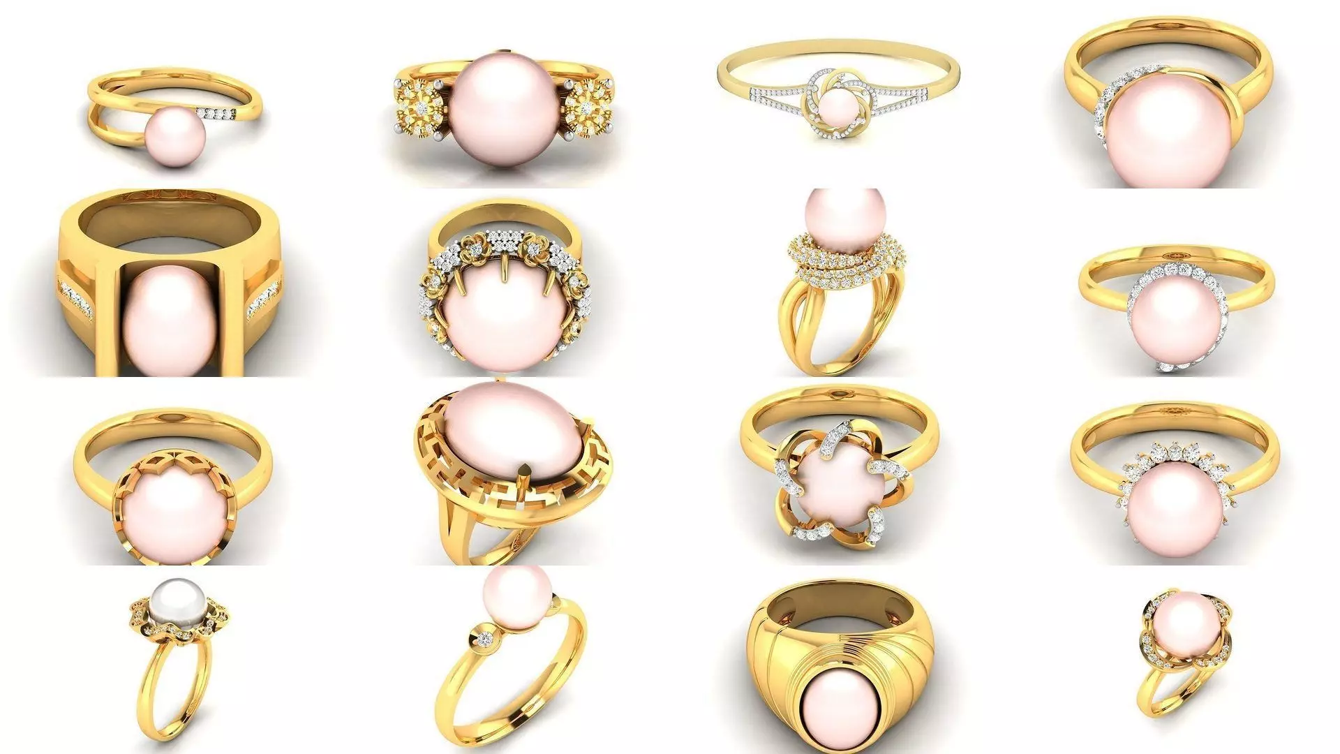82 Women Opal Stone Rings Collection _0
