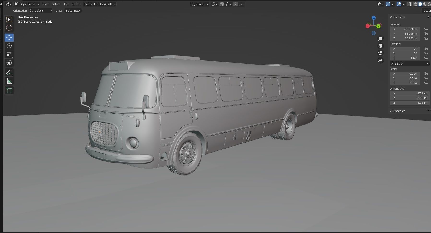 JelczOrSkoda bus 3D model_4
