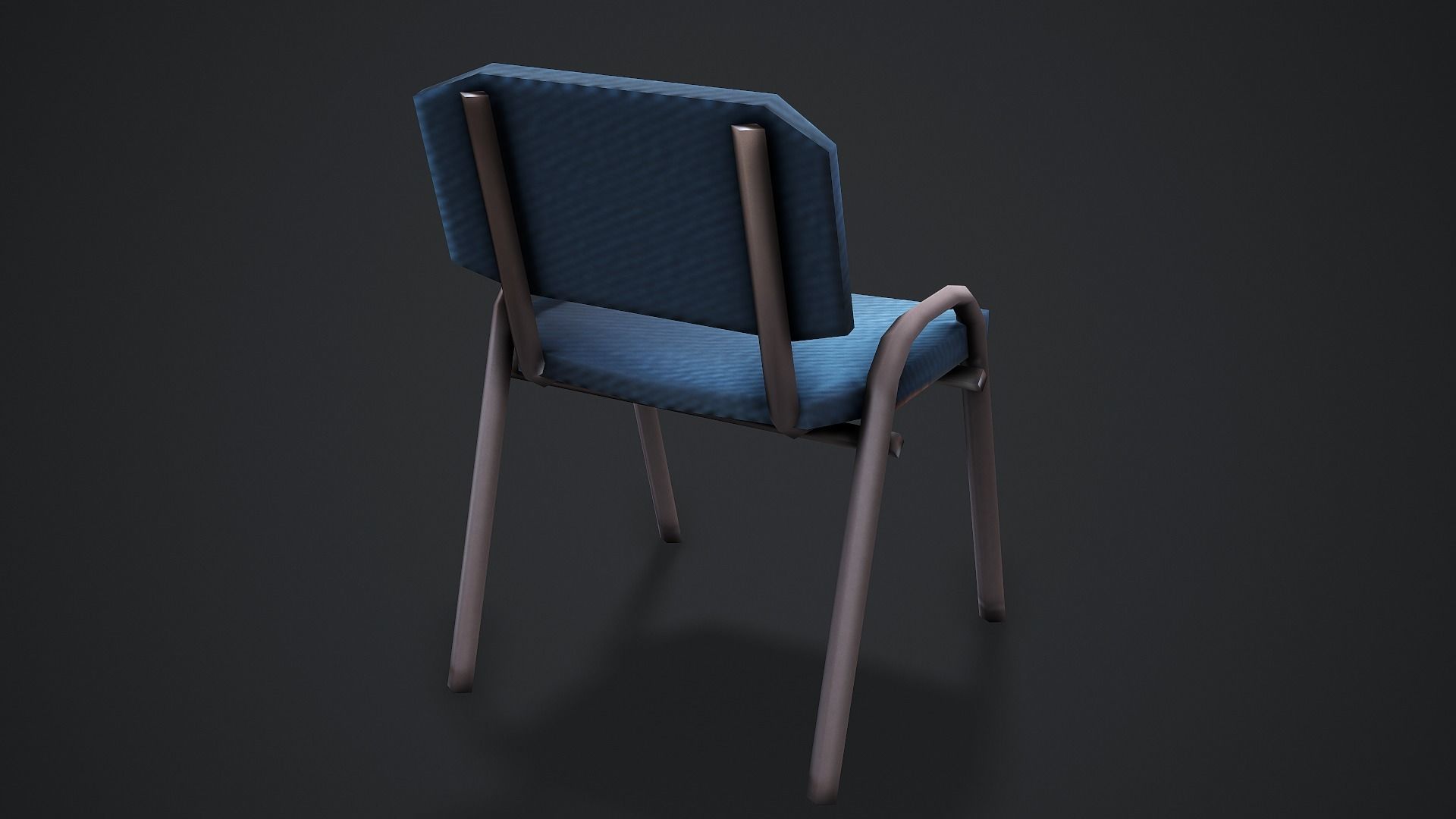 Office Chair - Low Poly Game Ready Low-poly 3D model_4