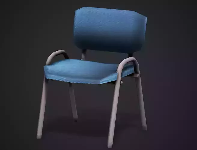 Office Chair - Low Poly Game Ready Low-poly 3D model