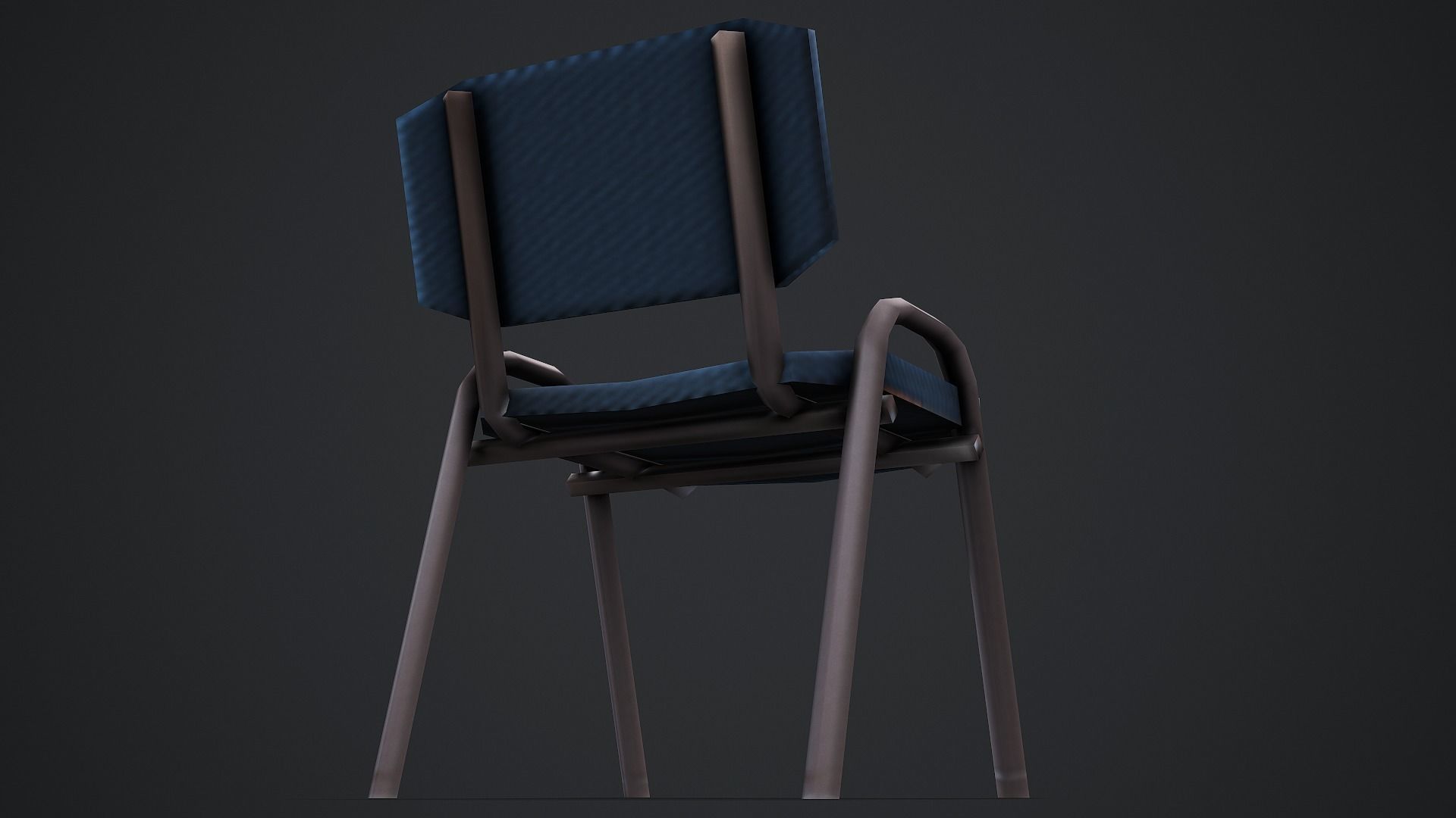 Office Chair - Low Poly Game Ready Low-poly 3D model_5