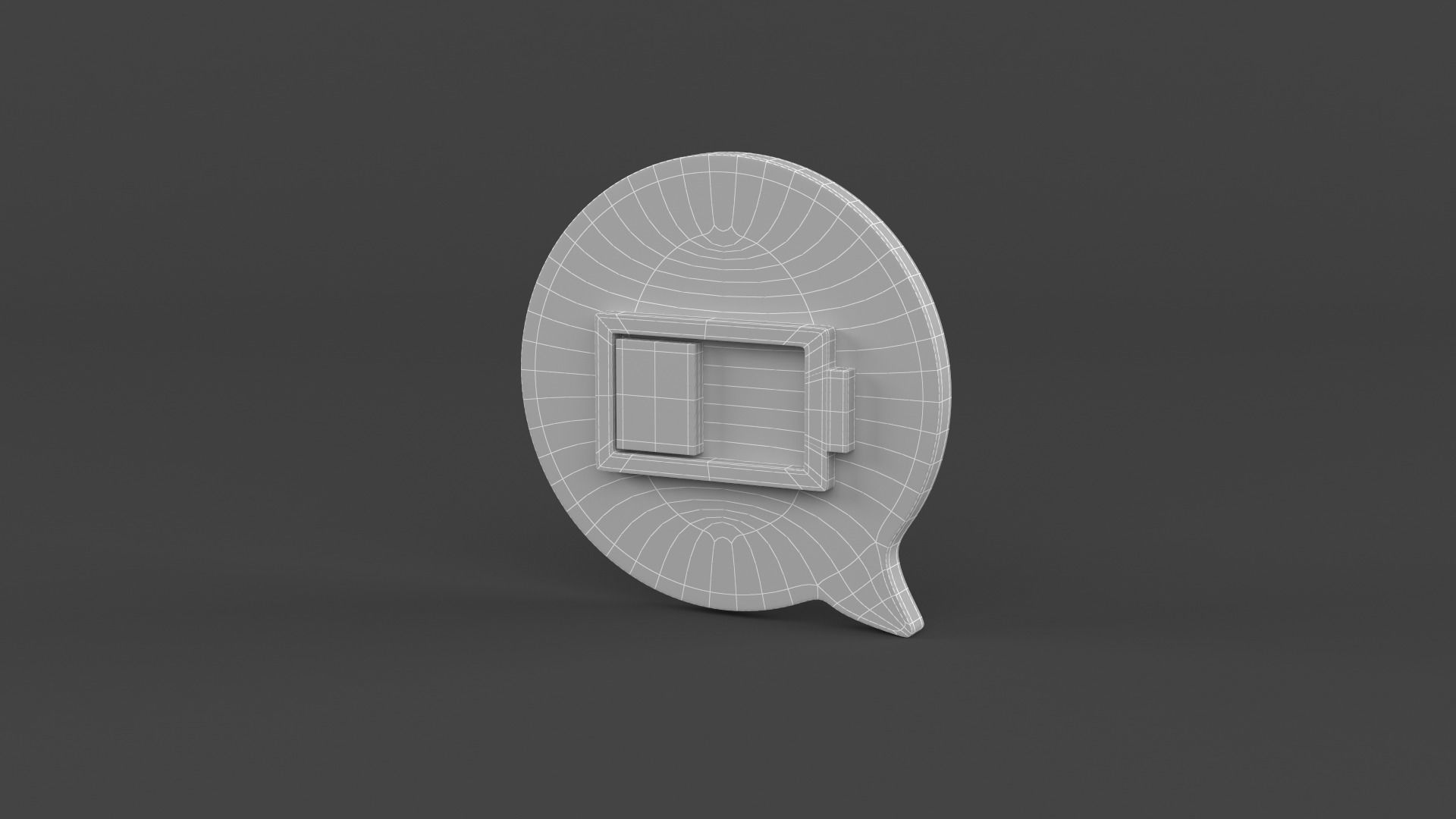 Notification Icon 3D model_15