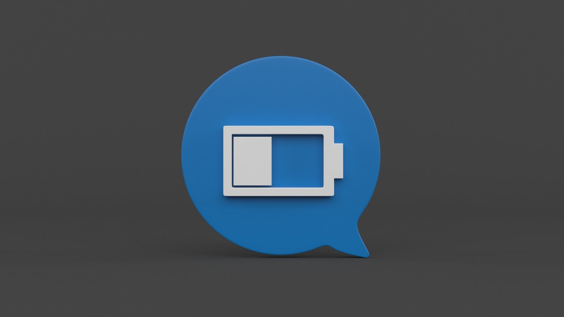 Notification Icon 3D model_5