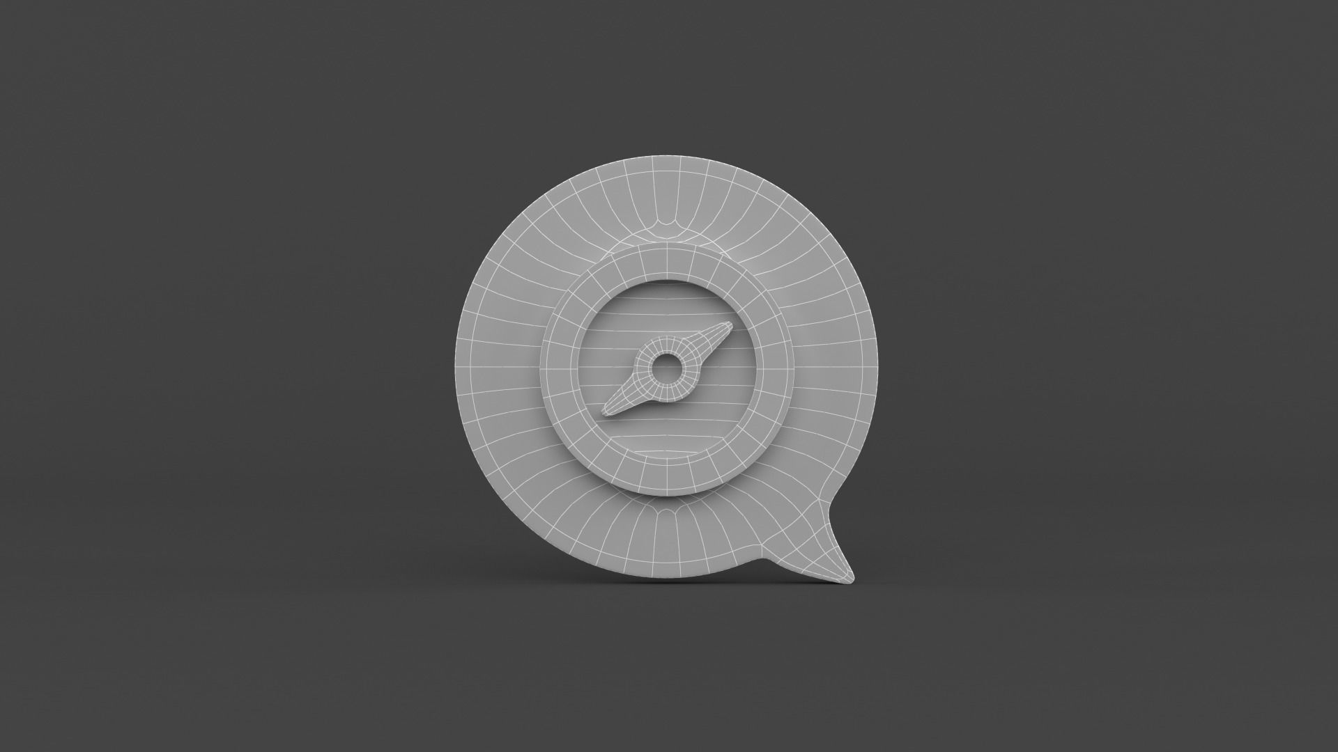 Notification Icon 3D model_12