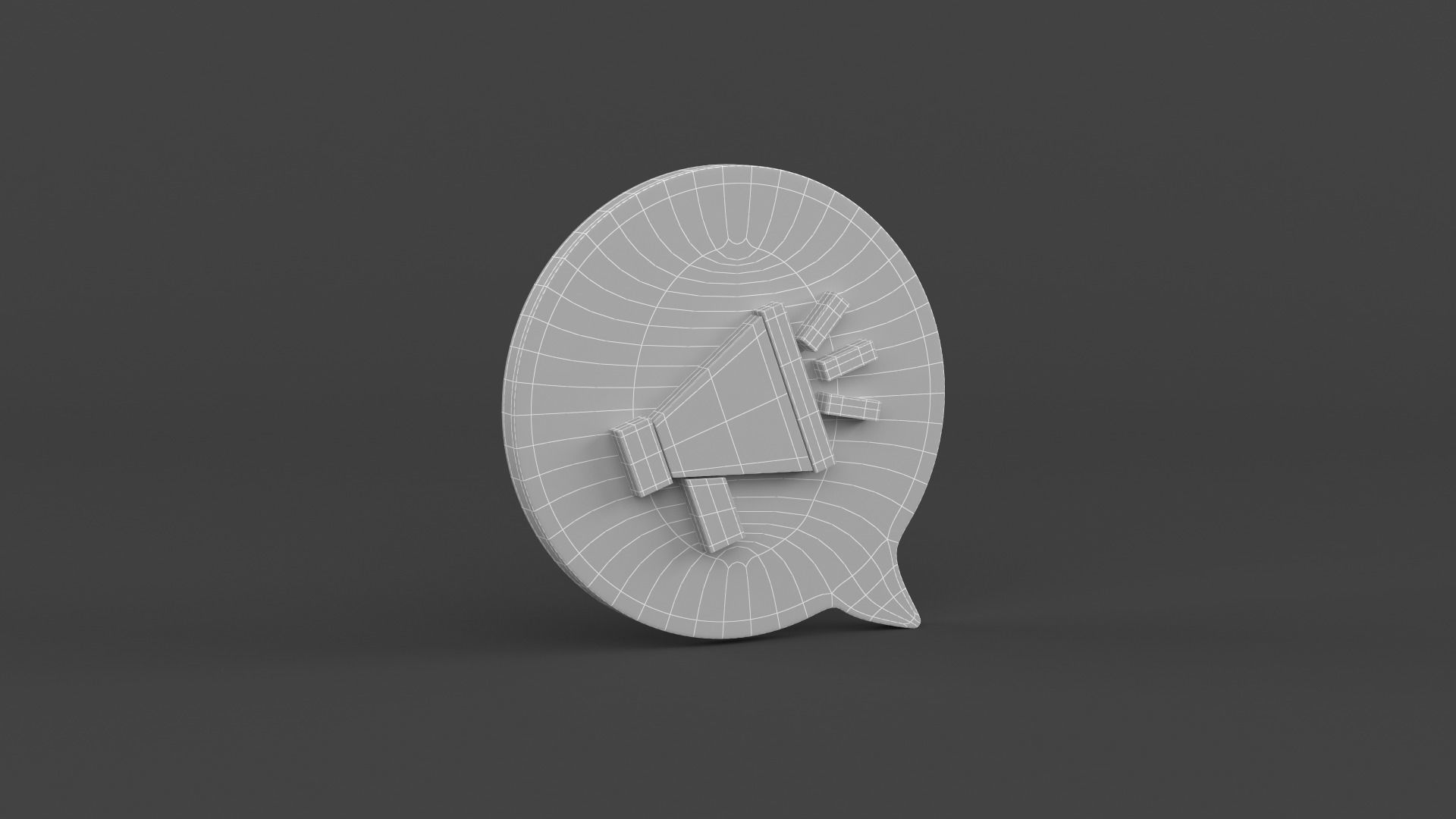 Notification Icon 3D model_17