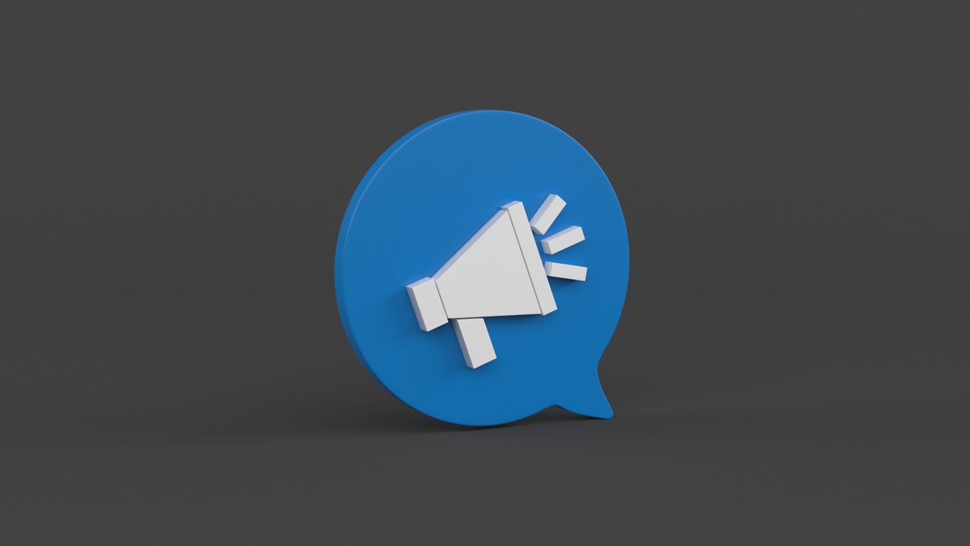 Notification Icon 3D model_8