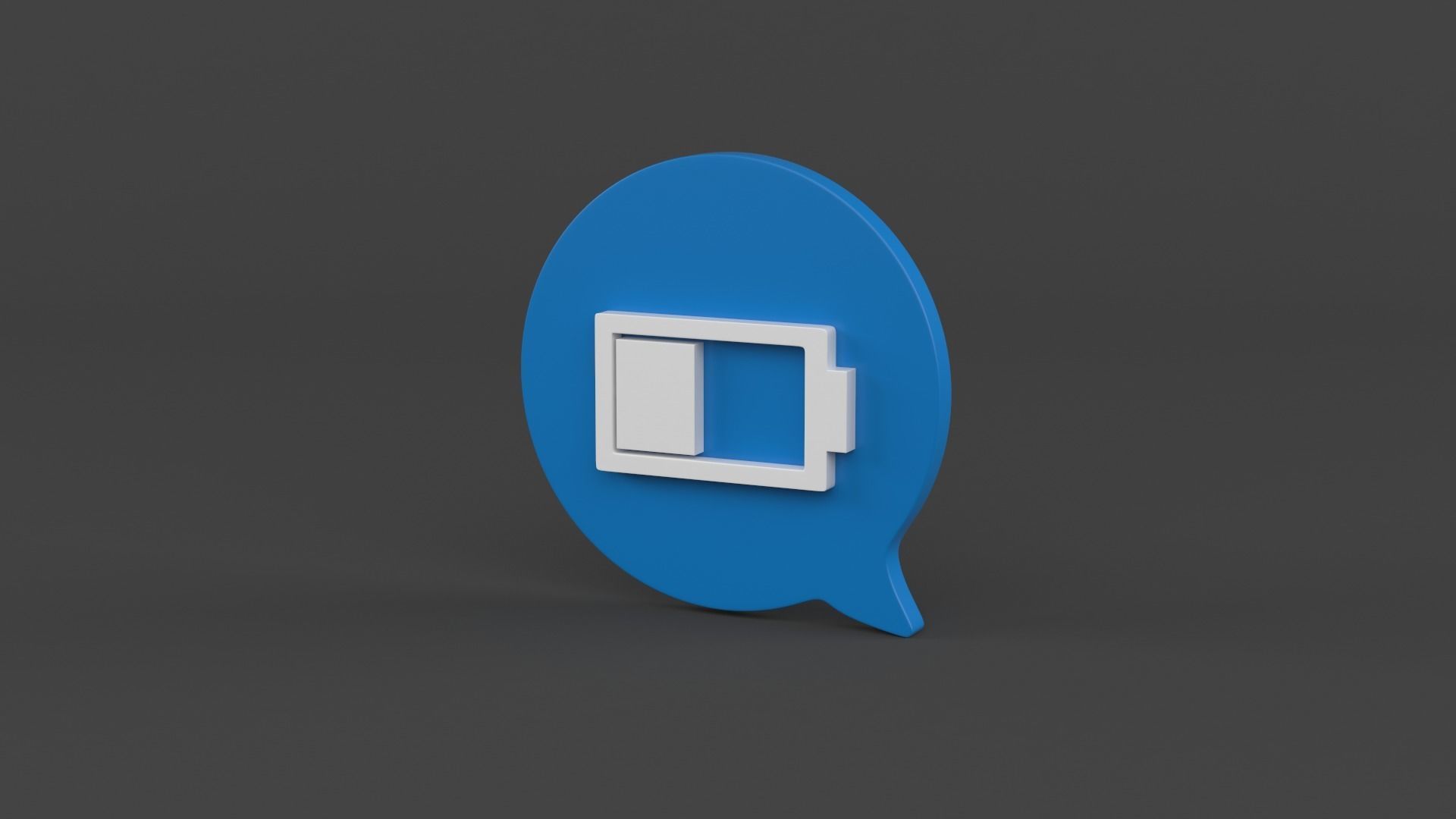 Notification Icon 3D model_6