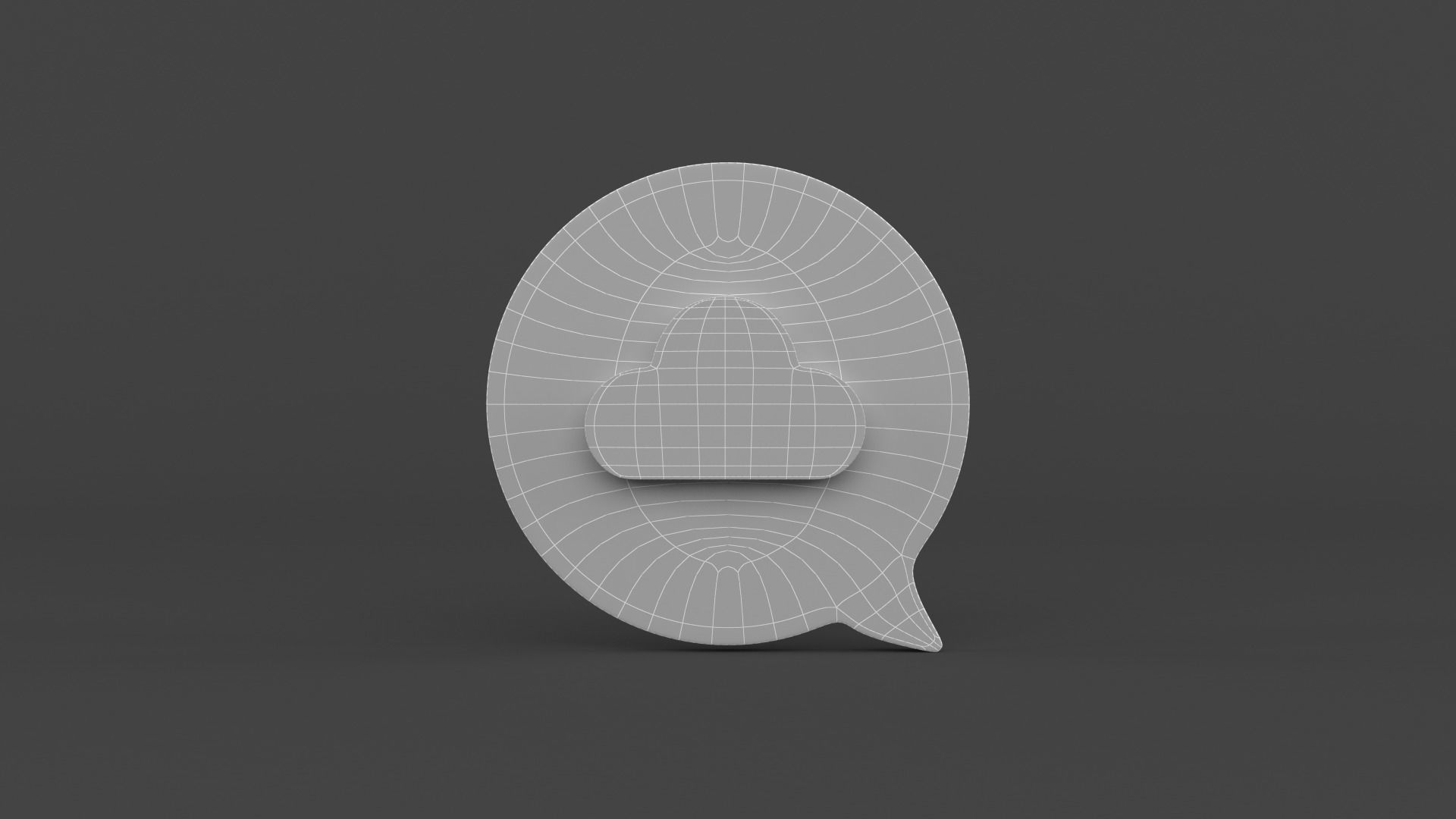 Notification Icon 3D model_10