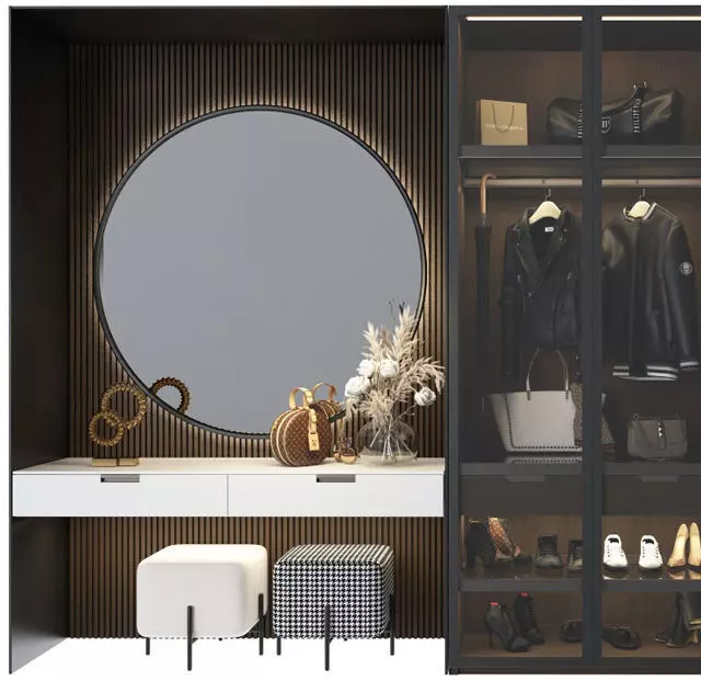 Composition in the Hallway 3D model_0