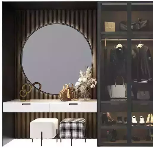 Composition in the Hallway 3D model