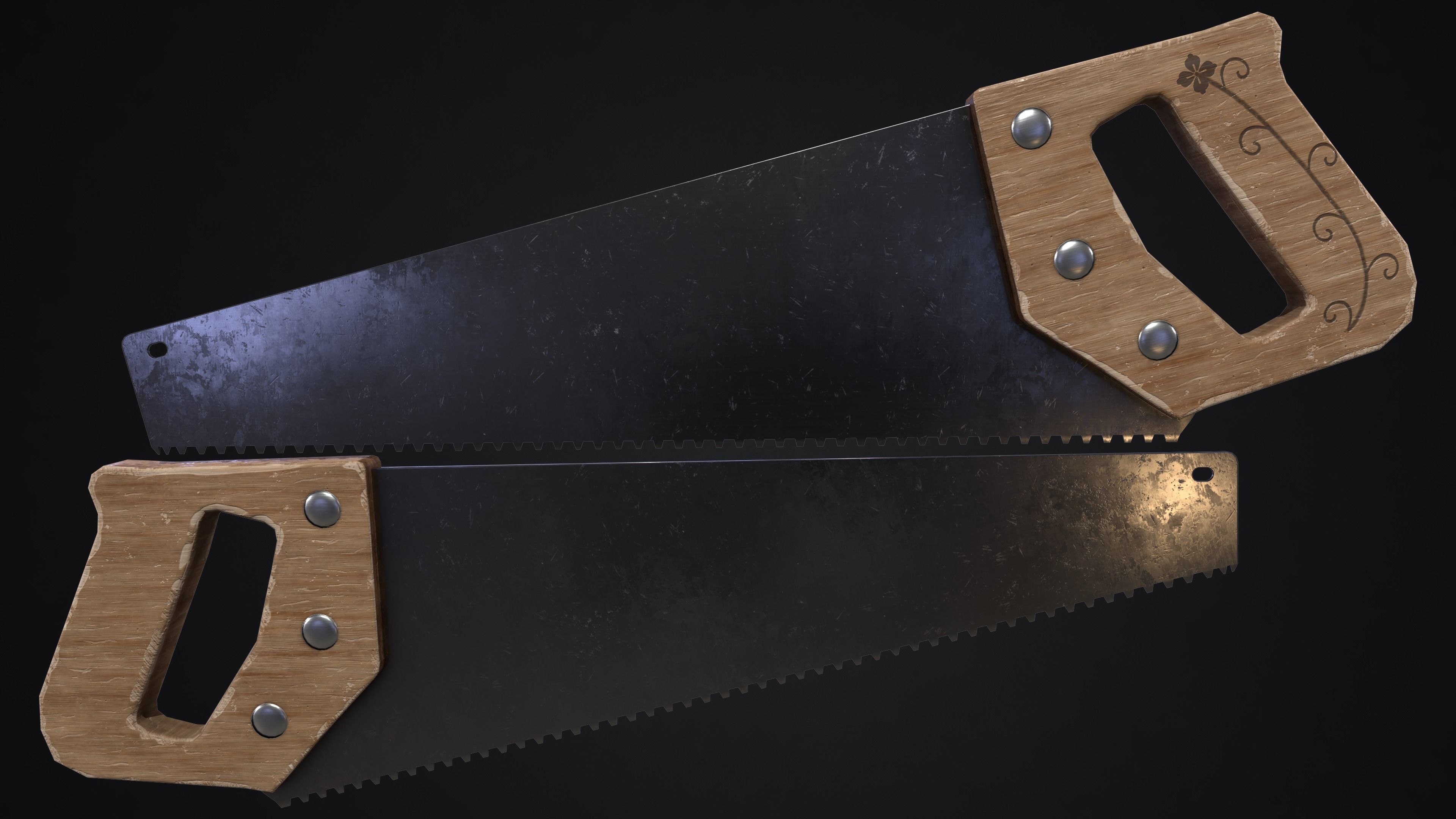 Outdoor Tools and Props Collection 2 Game Ready Low-poly 3D model_5