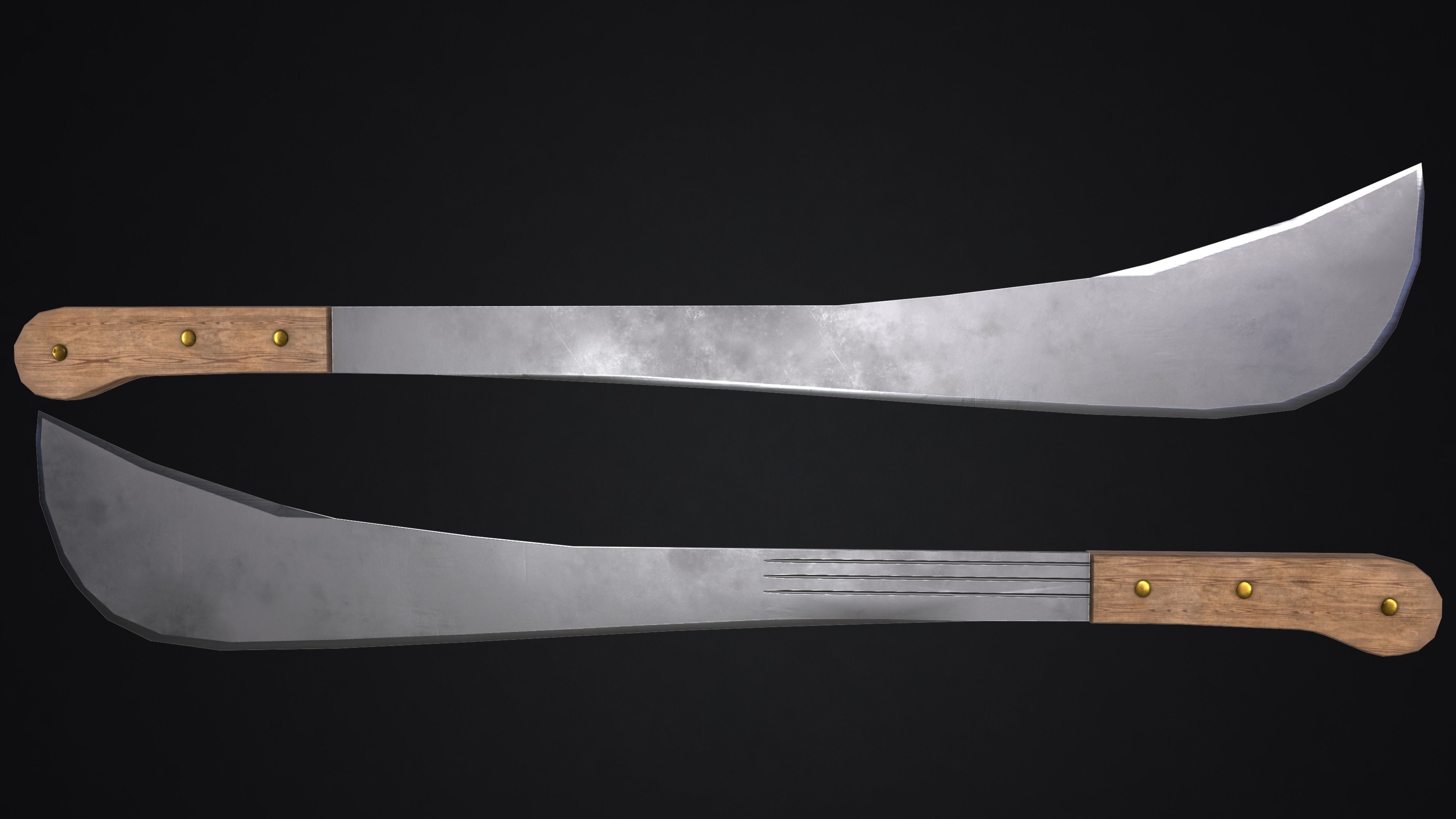 Outdoor Tools and Props Collection 2 Game Ready Low-poly 3D model_7