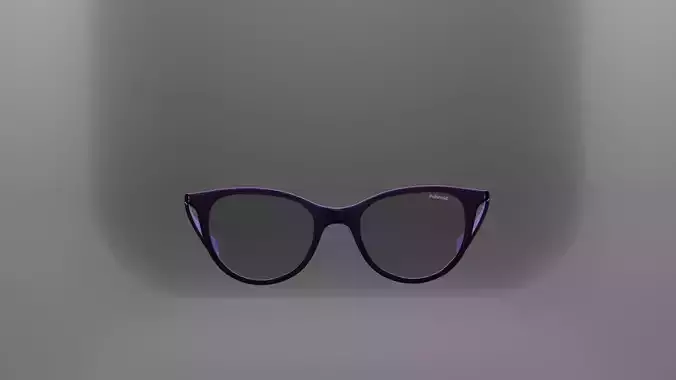 Polaroid Sunglasses 04 for Augmented Reality Low-poly 3D model