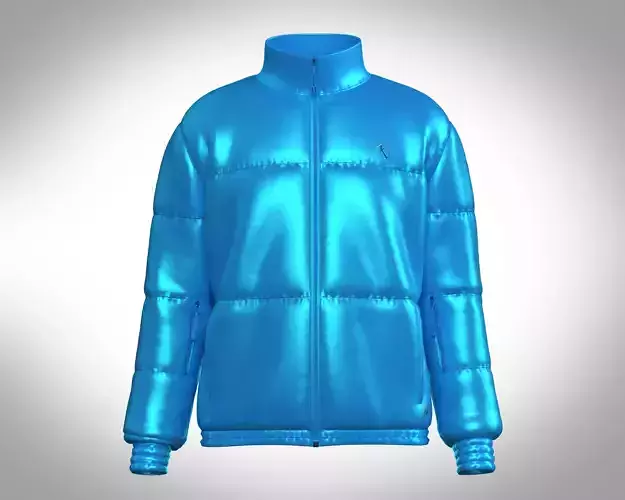 Boxy puffer ski jacket