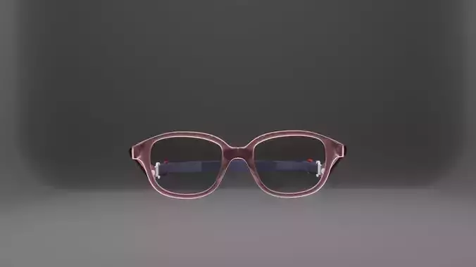 Polaroid Sunglasses 05 for Augmented Reality Low-poly 3D model