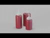 3 in 1 Ketchup Bottles Low-poly 3D model_1