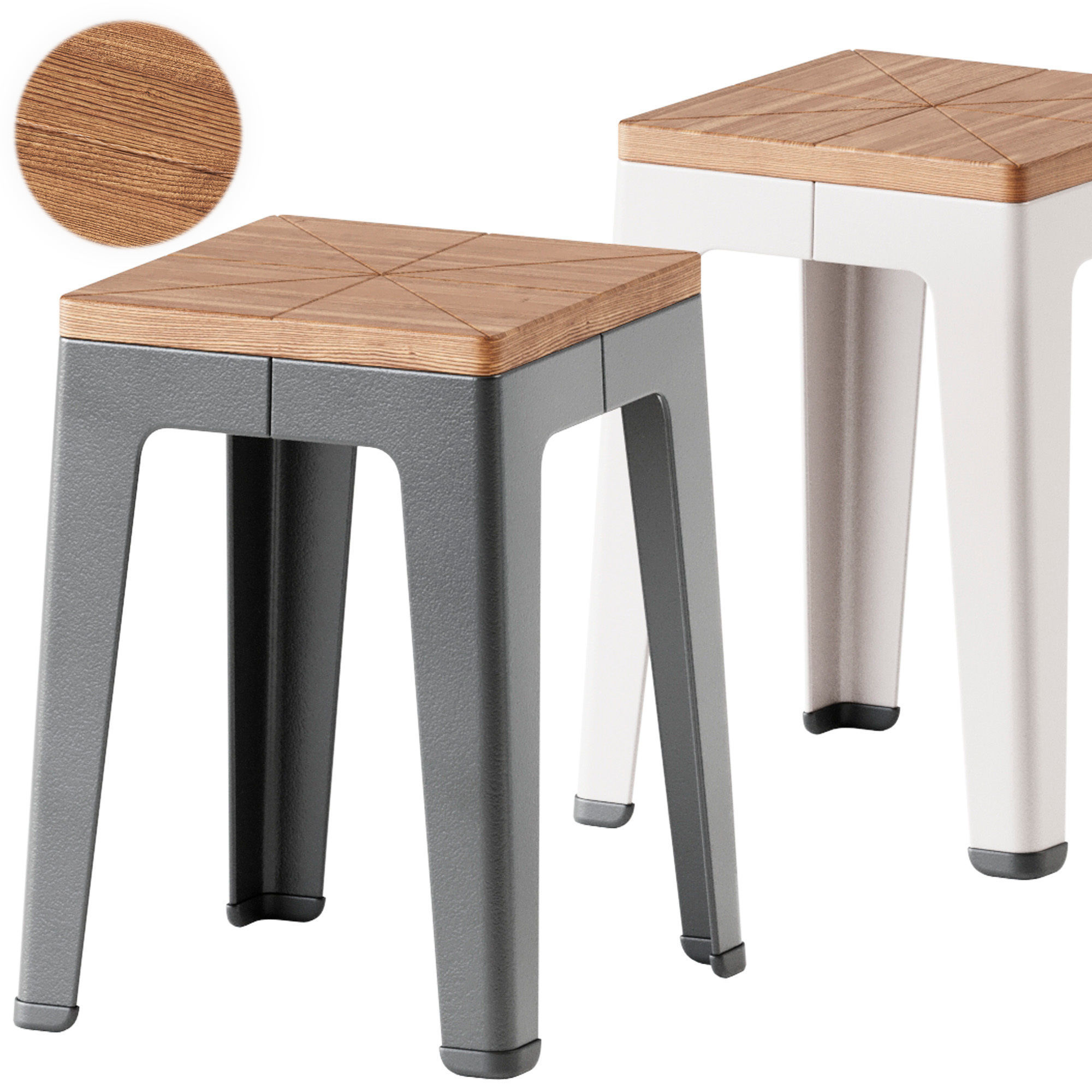 TUCK Low stool by DesignByThem 3D model_1