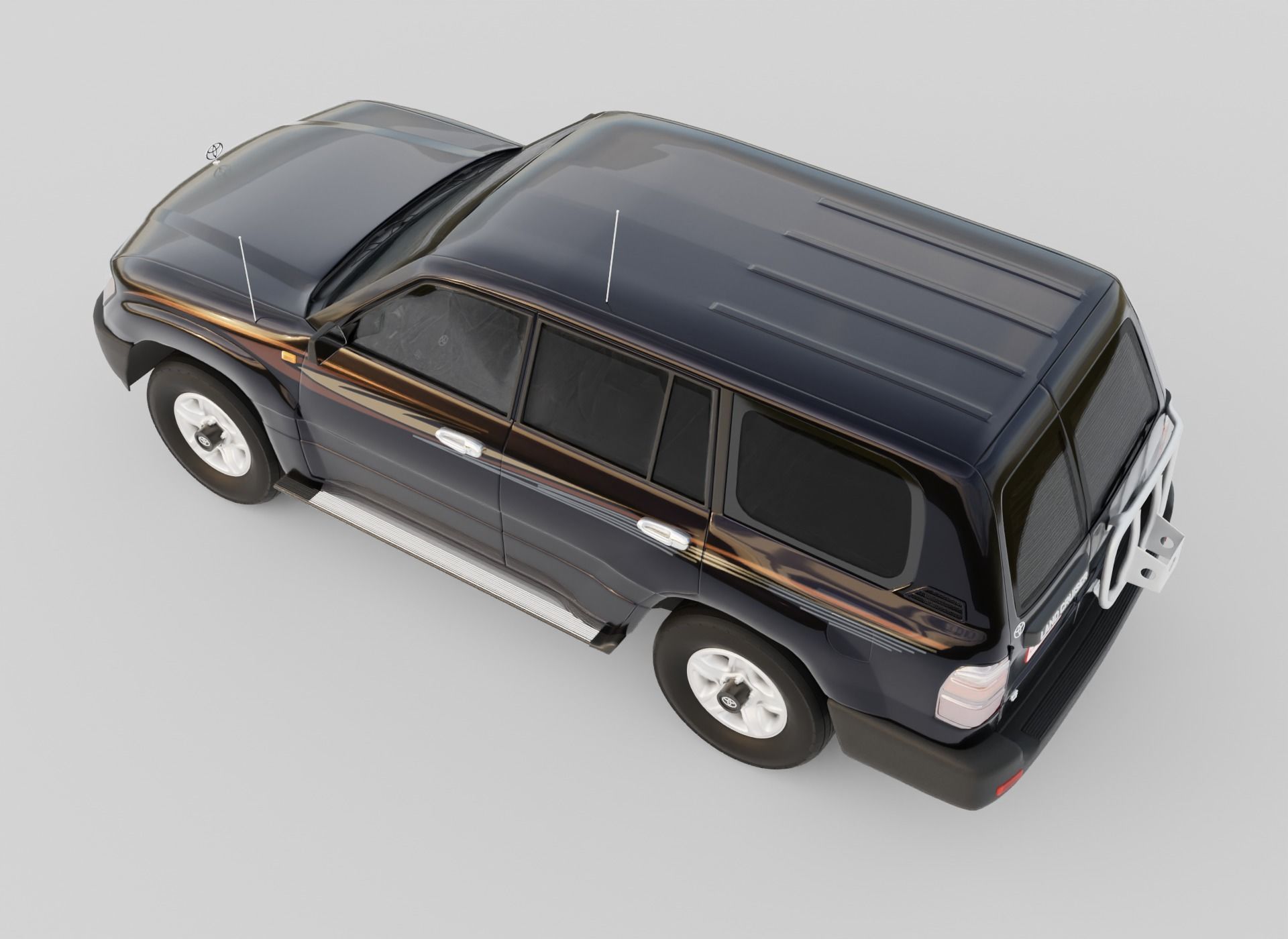 Toyota Landcruiser 100 series 3D model_5