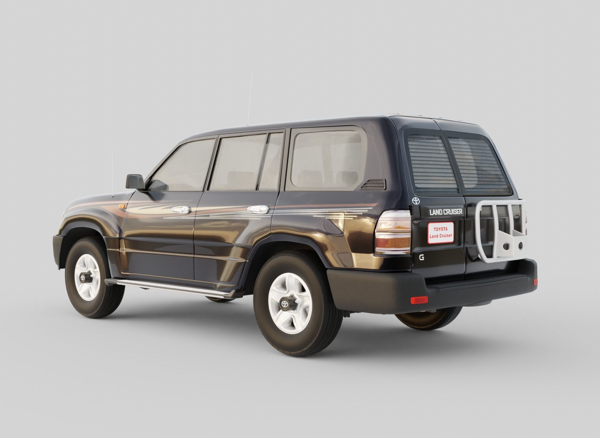 Toyota Landcruiser 100 series 3D model_2