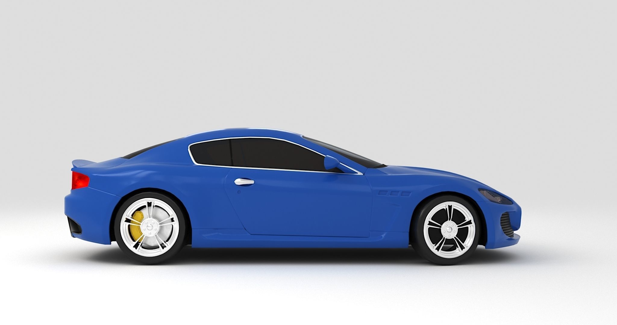 Maserati Gran Turismo 3D model_3