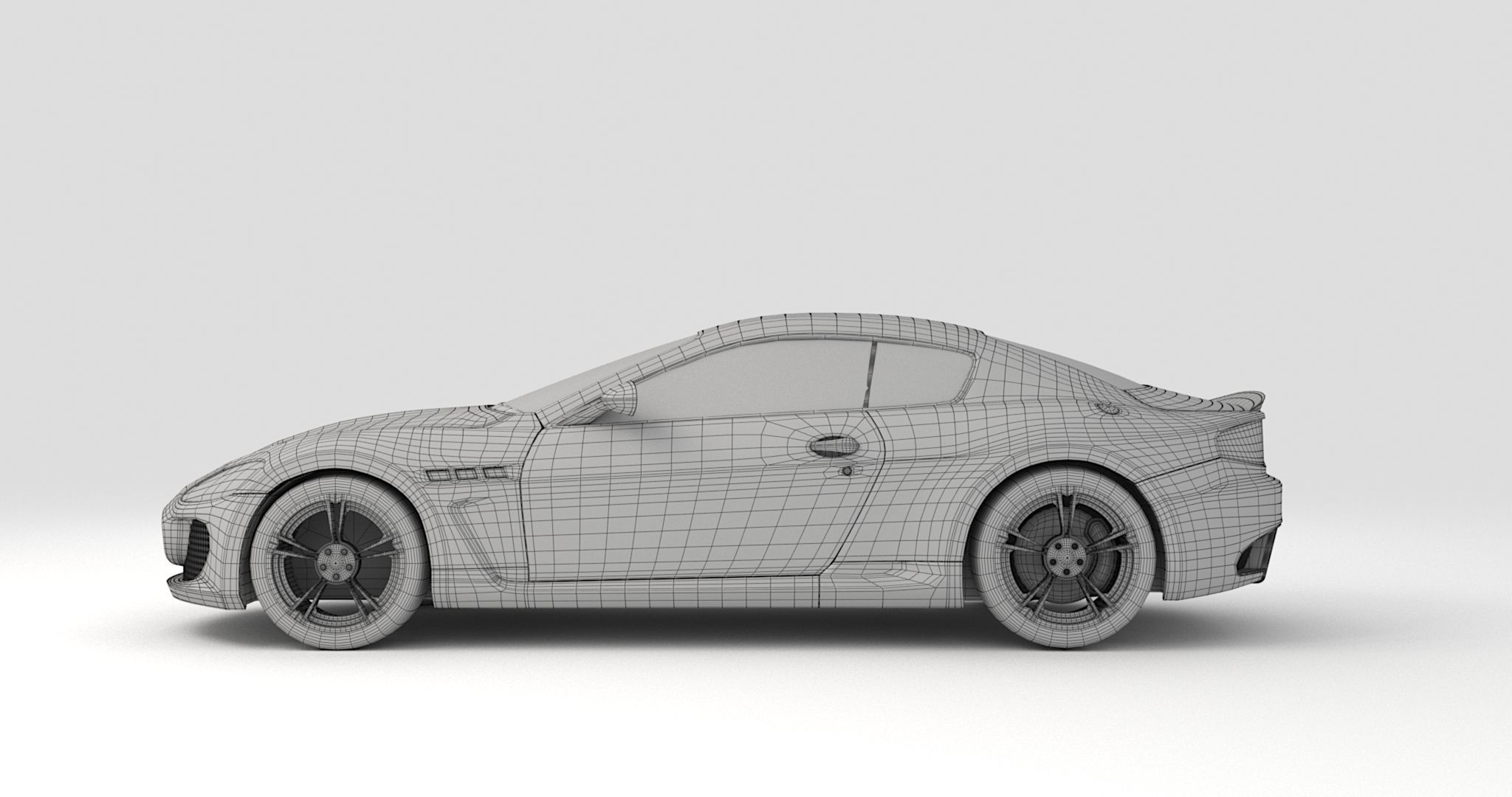 Maserati Gran Turismo 3D model_11