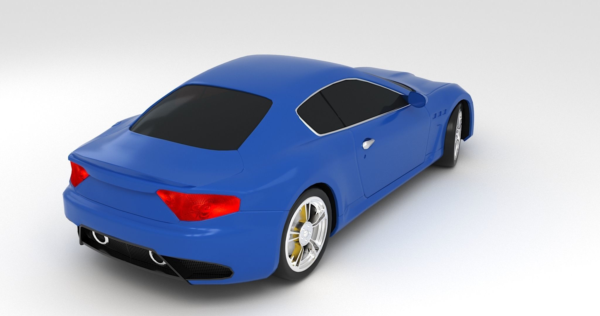 Maserati Gran Turismo 3D model_2