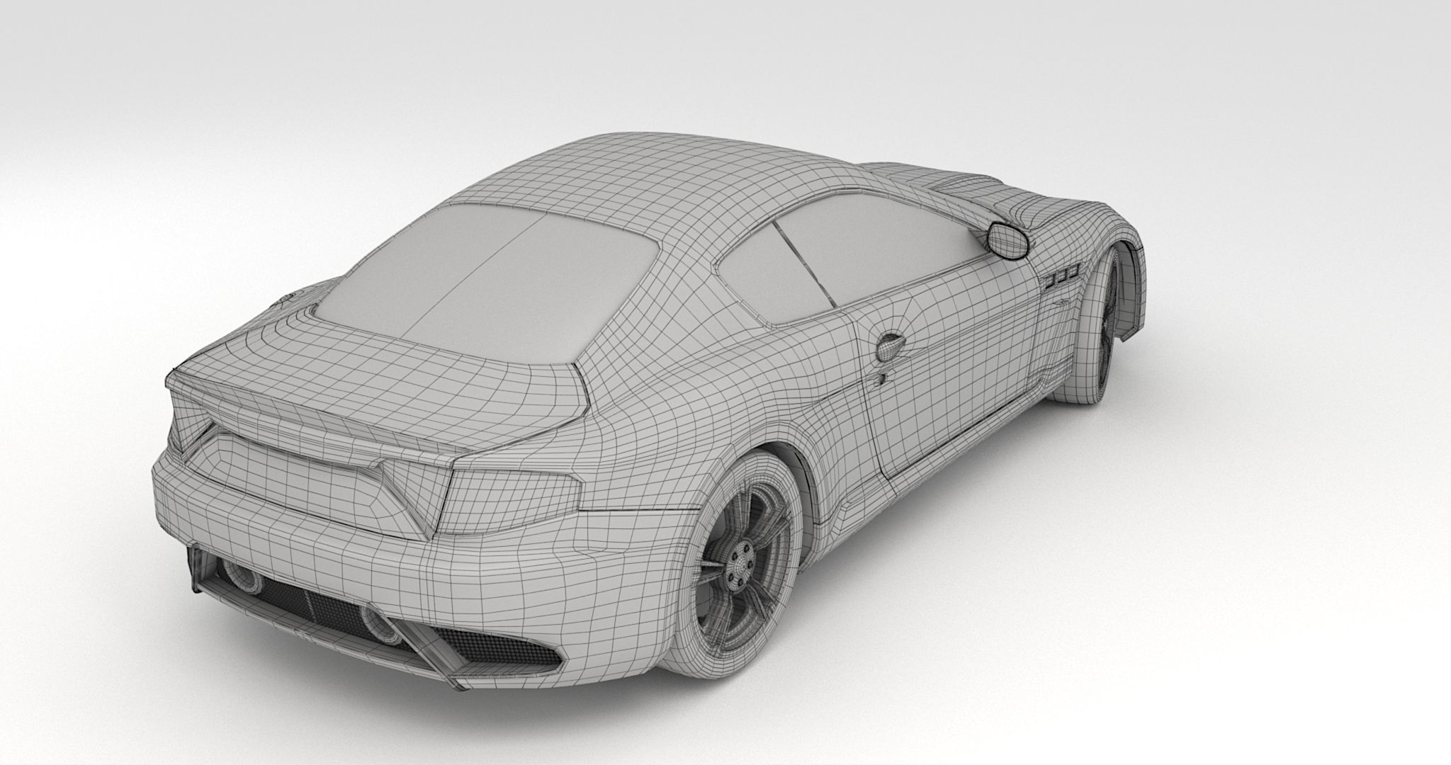 Maserati Gran Turismo 3D model_9