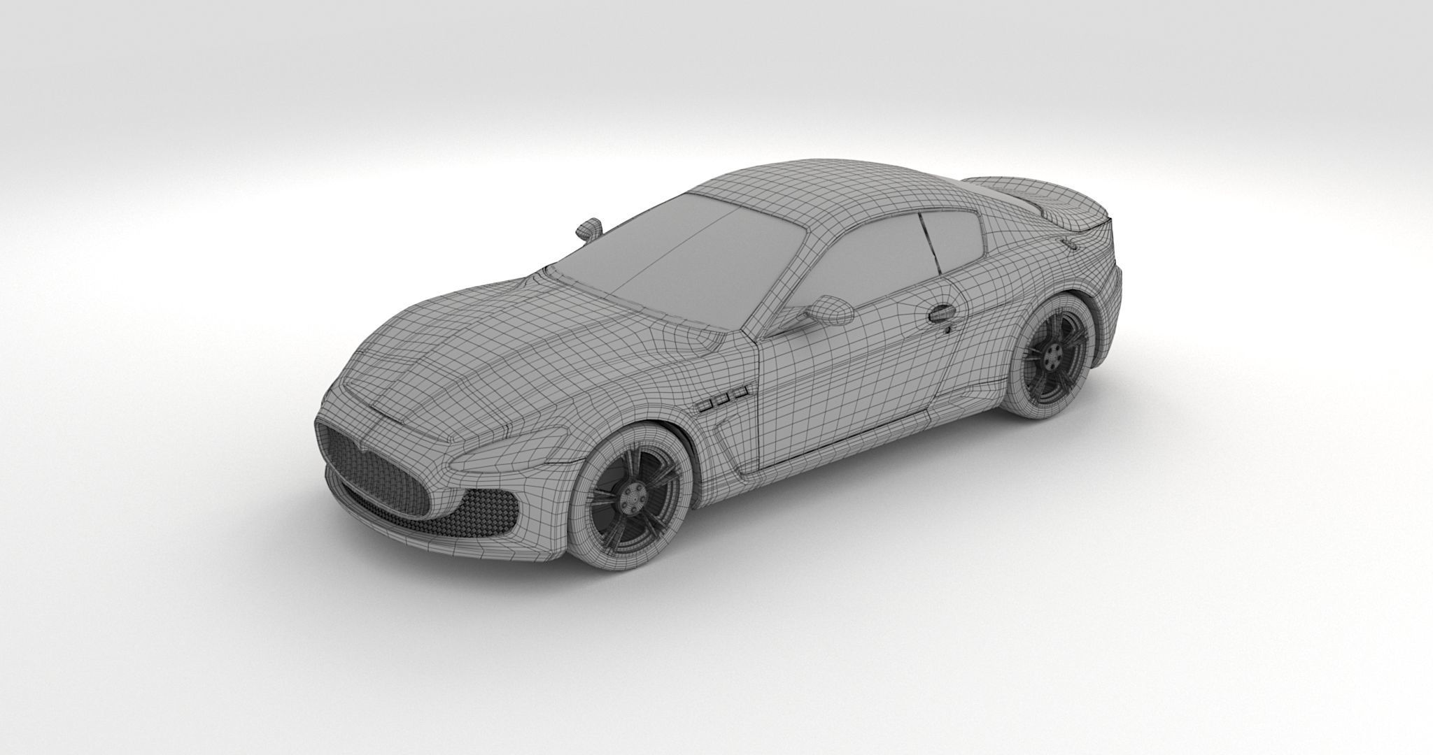 Maserati Gran Turismo 3D model_7