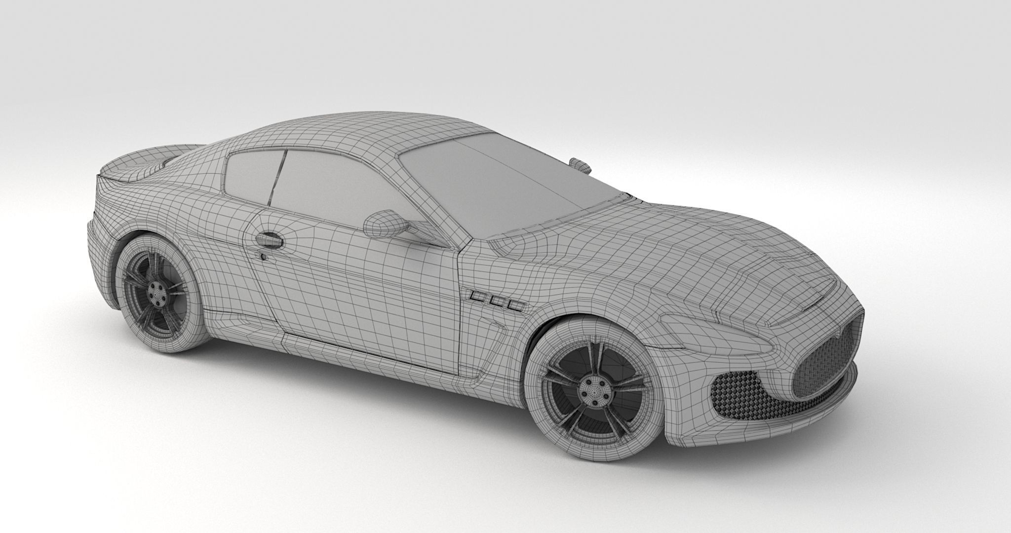 Maserati Gran Turismo 3D model_8