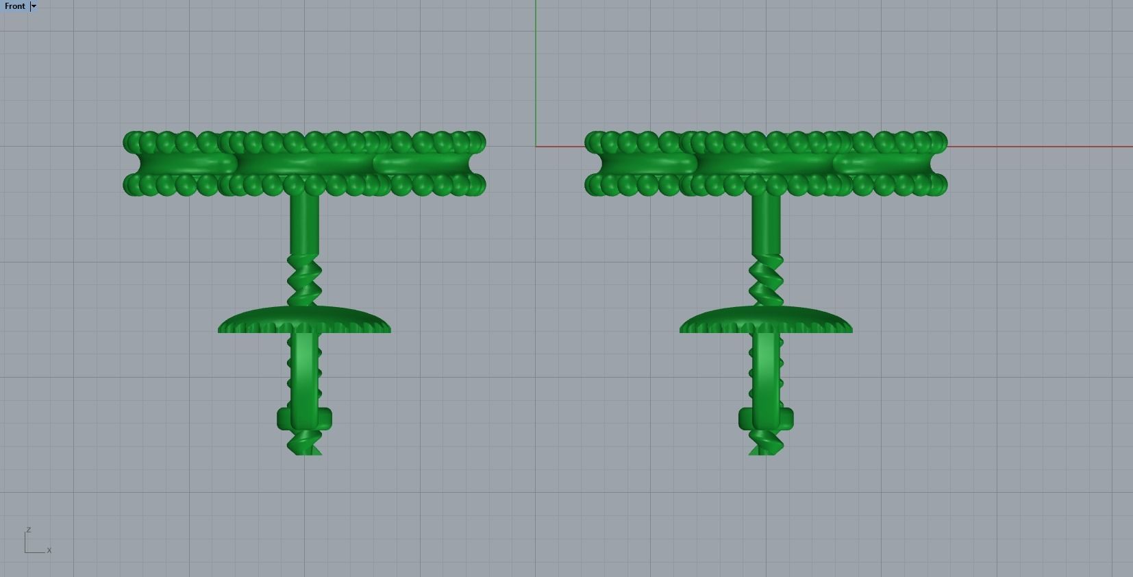 earrings 3D print model_2