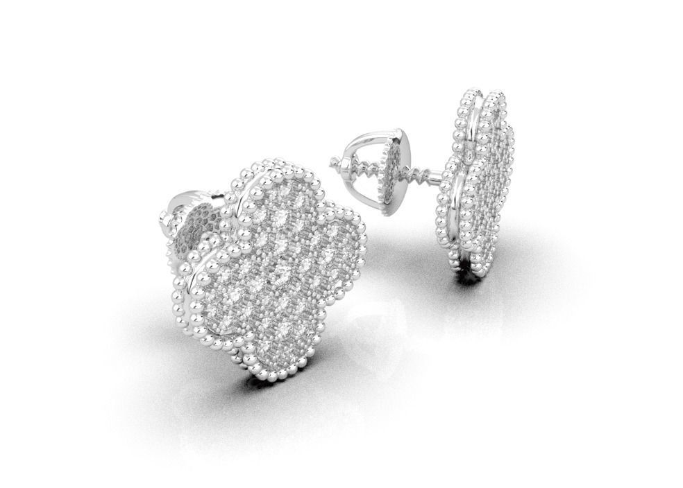 earrings 3D print model_12