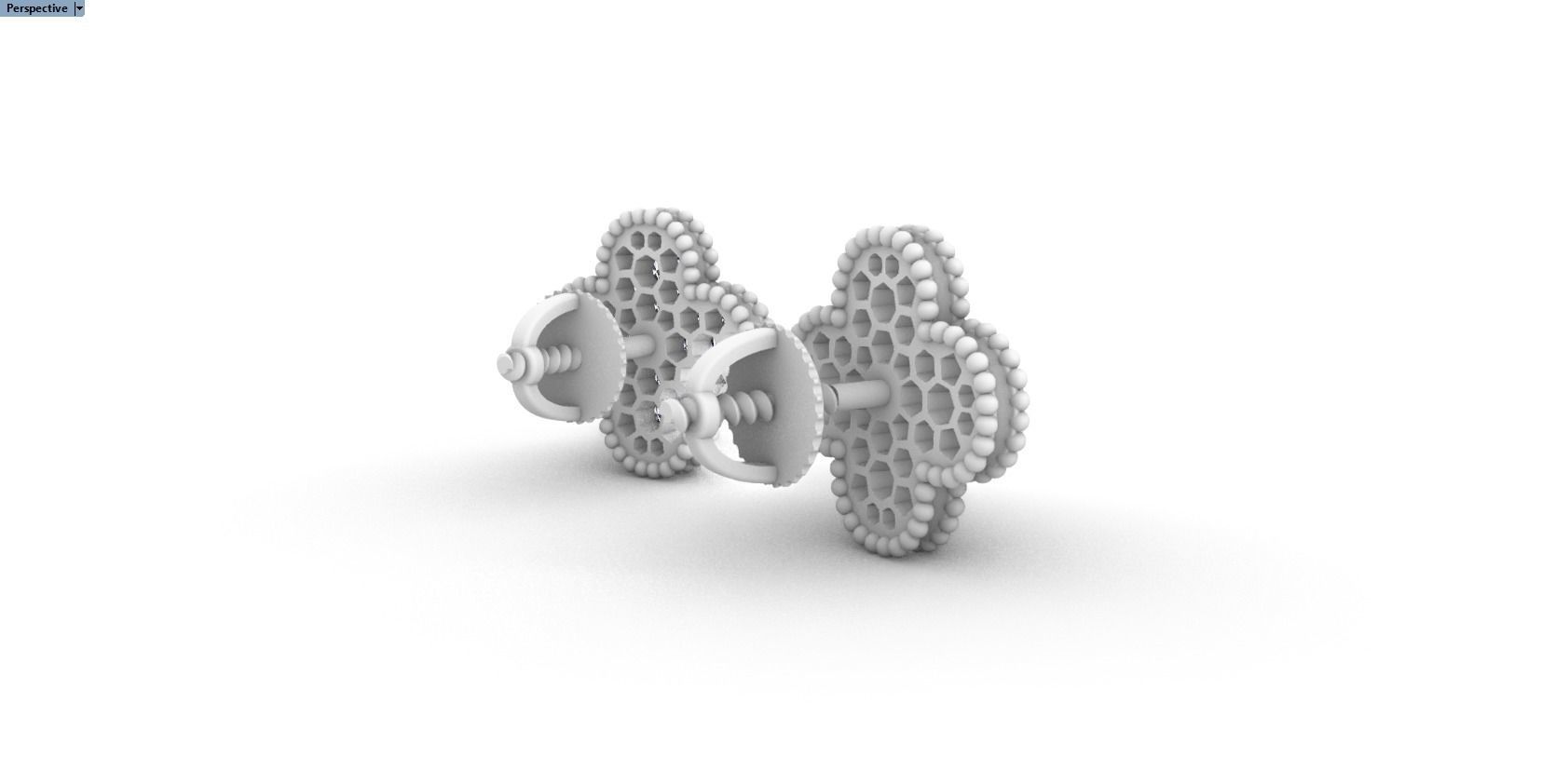 earrings 3D print model_20