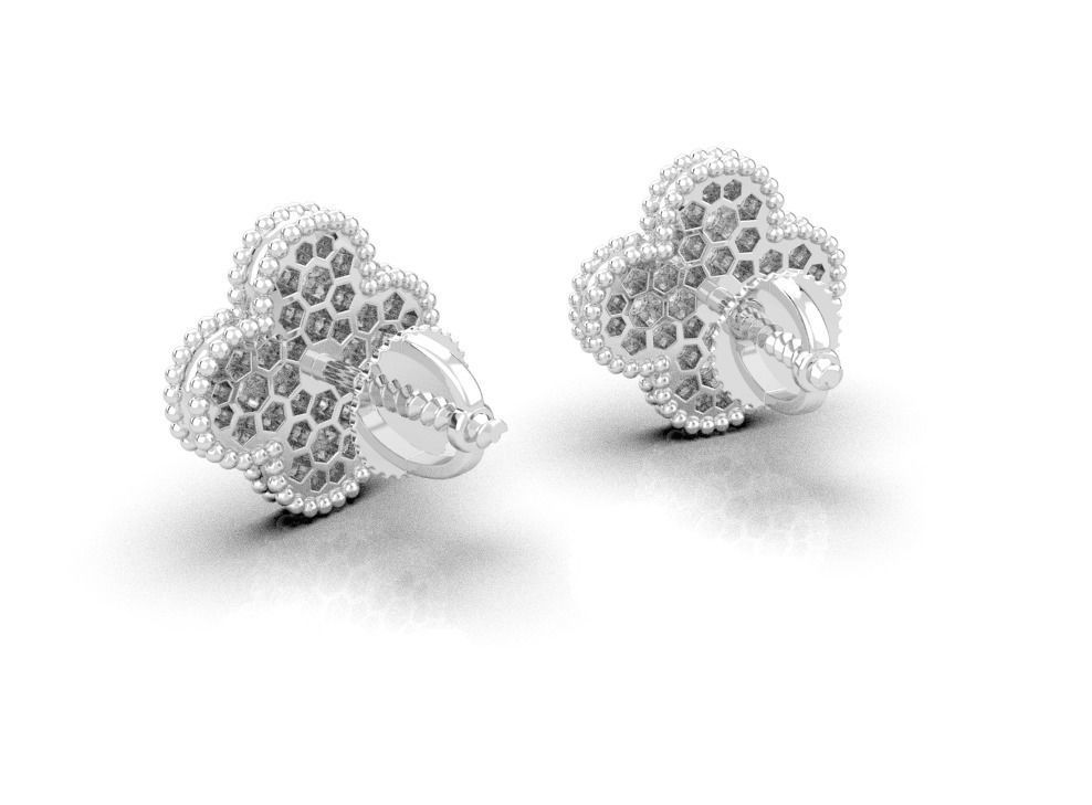 earrings 3D print model_13