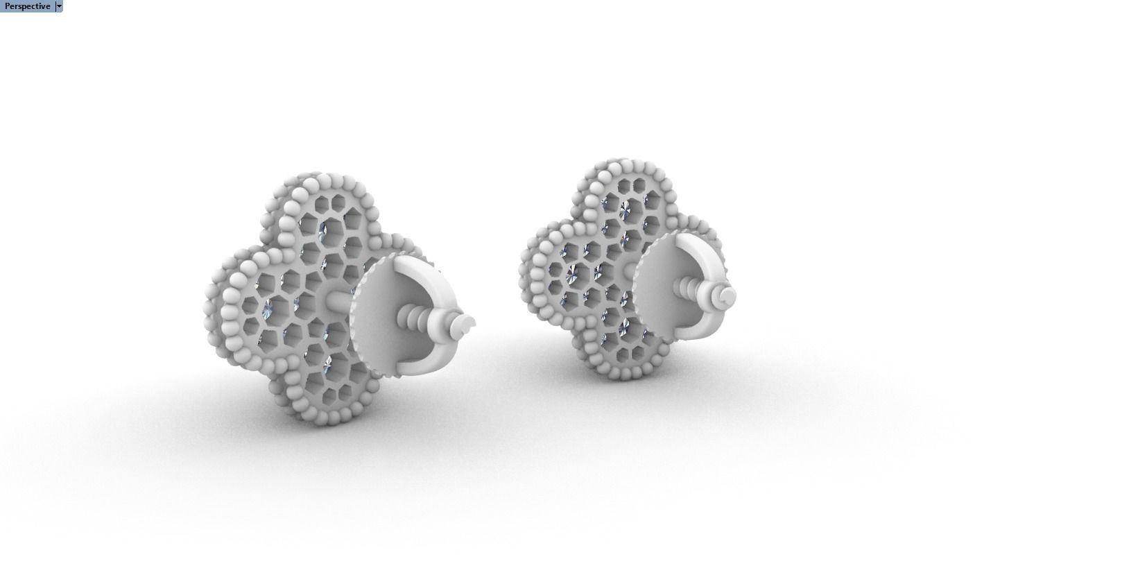 earrings 3D print model_19